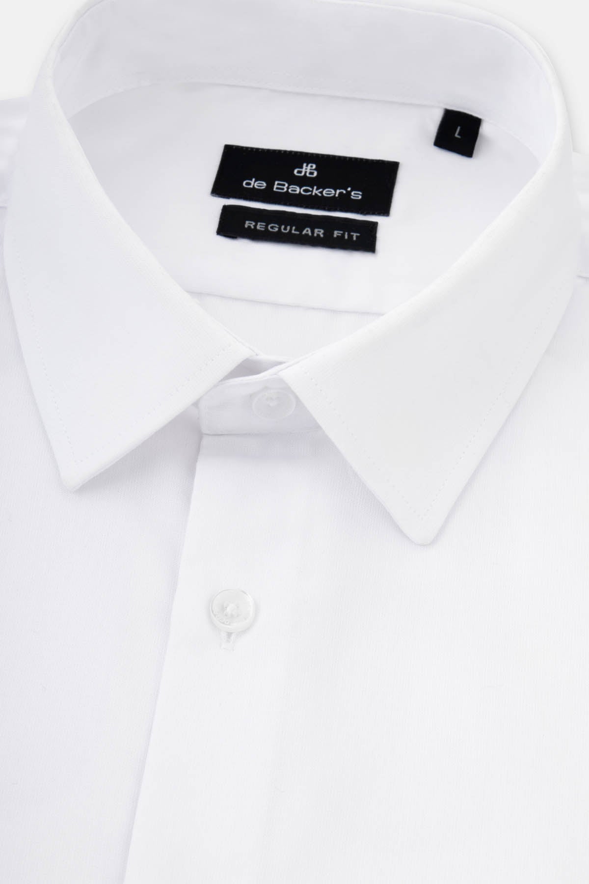 Patterned White Classic Shirt - 2