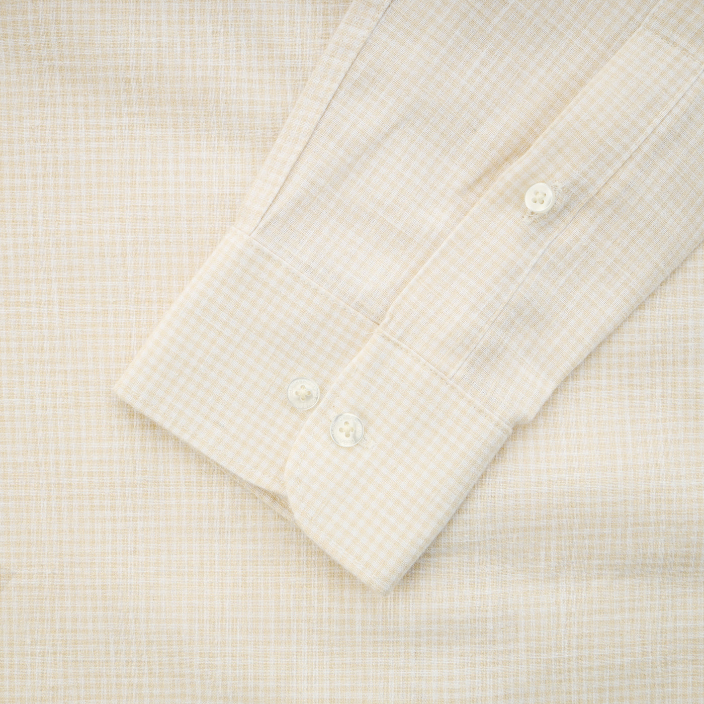 Checked Old Lace Linen Casual Shirt