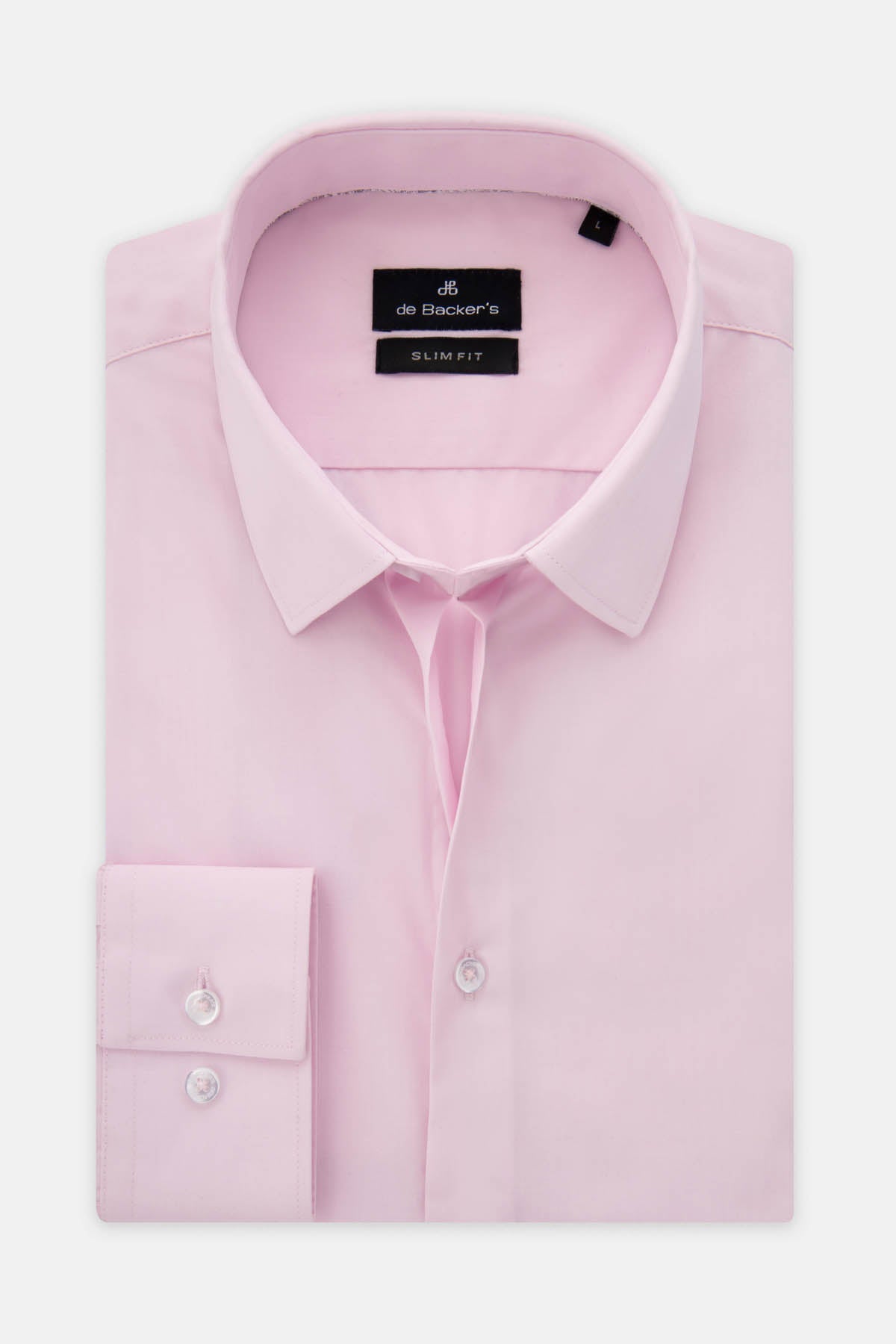 Solid Rose Dacron Classic Shirt - 1