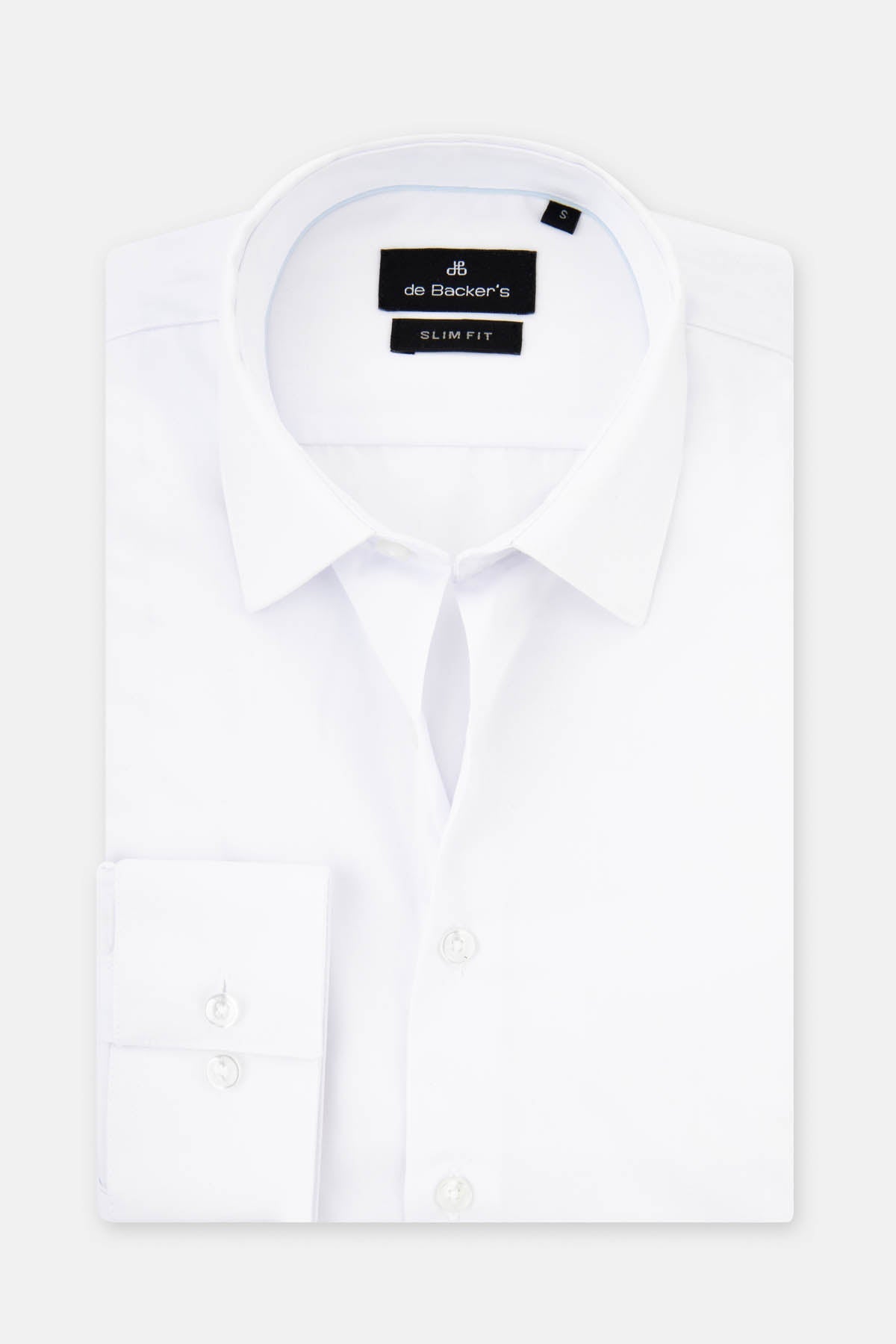Dacron Solid White Classic Shirt - 1
