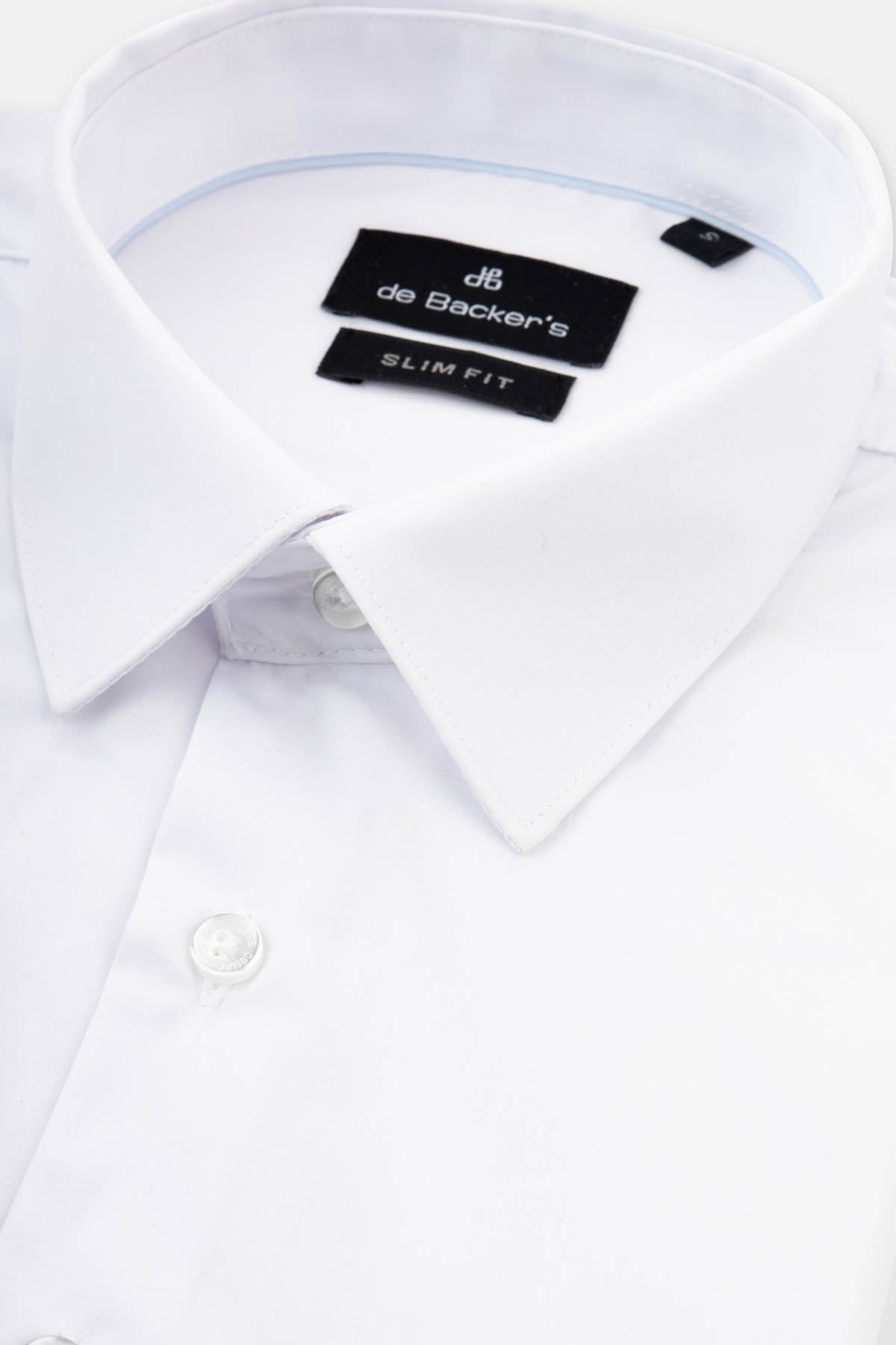 Dacron Solid White Classic Shirt - 2