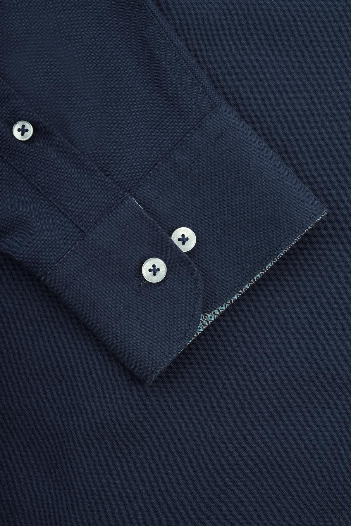 Oxford Navy Casual Shirt - 4