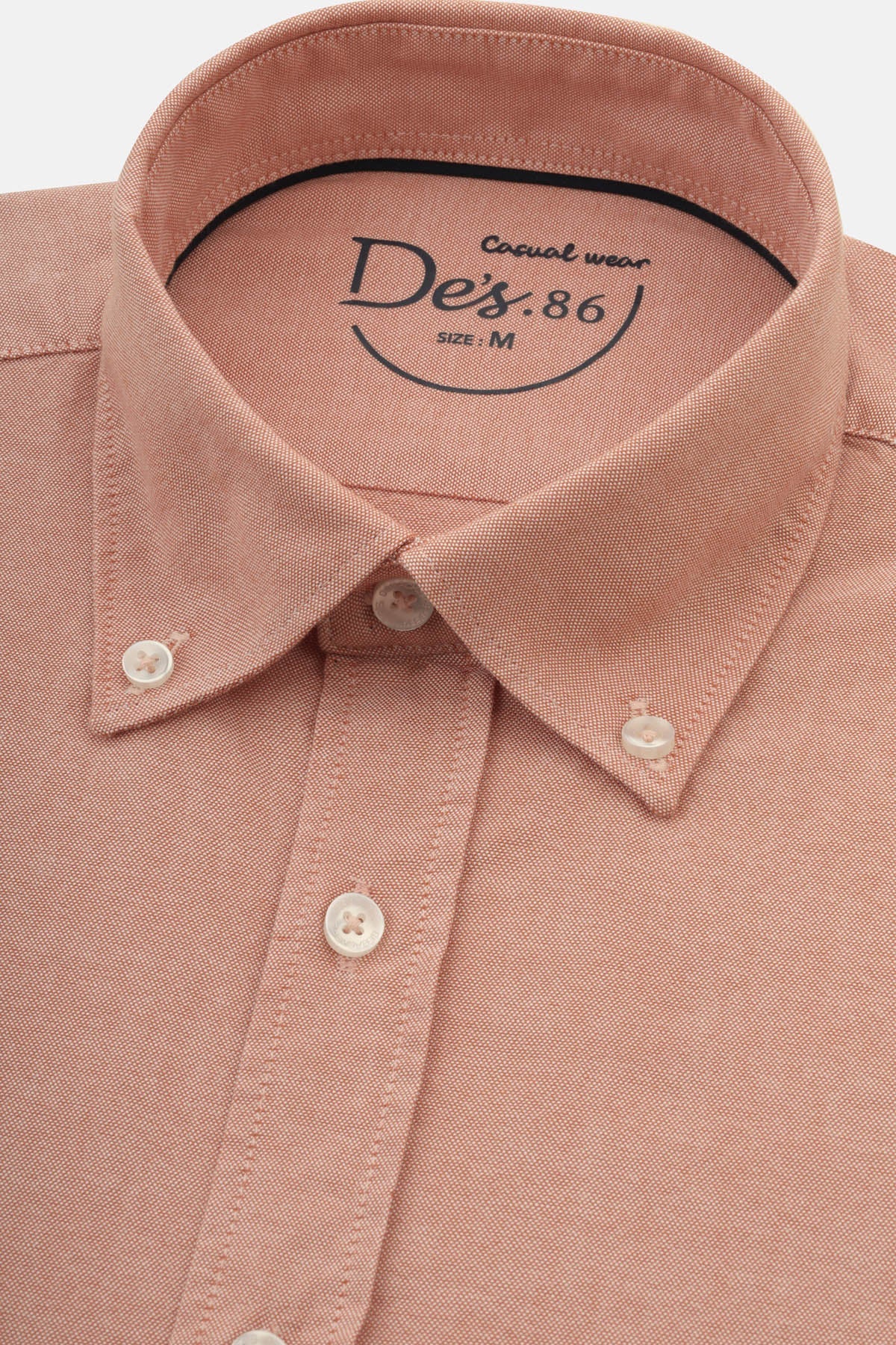 Rosy Brown Oxford Casual Shirt - 2