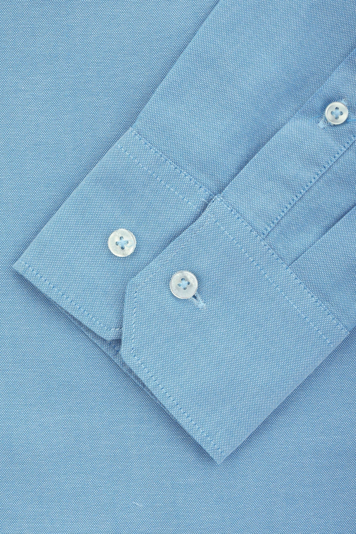 Oxford Sky Blue Casual Shirt - 3