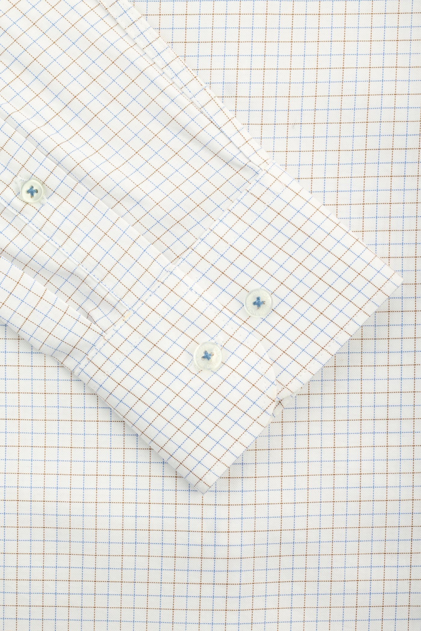 Checked White Casual Shirt