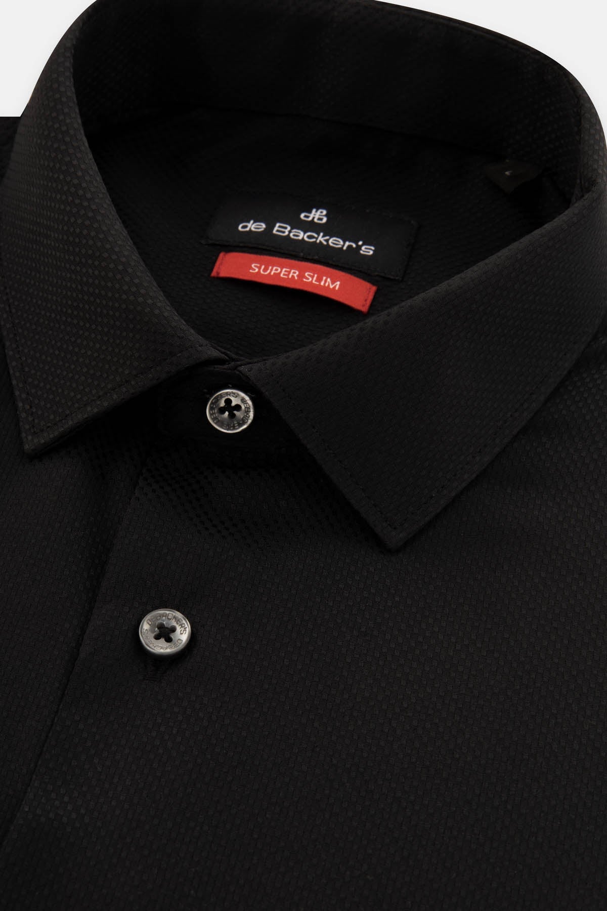Jacquard Black Classic Shirt - 2