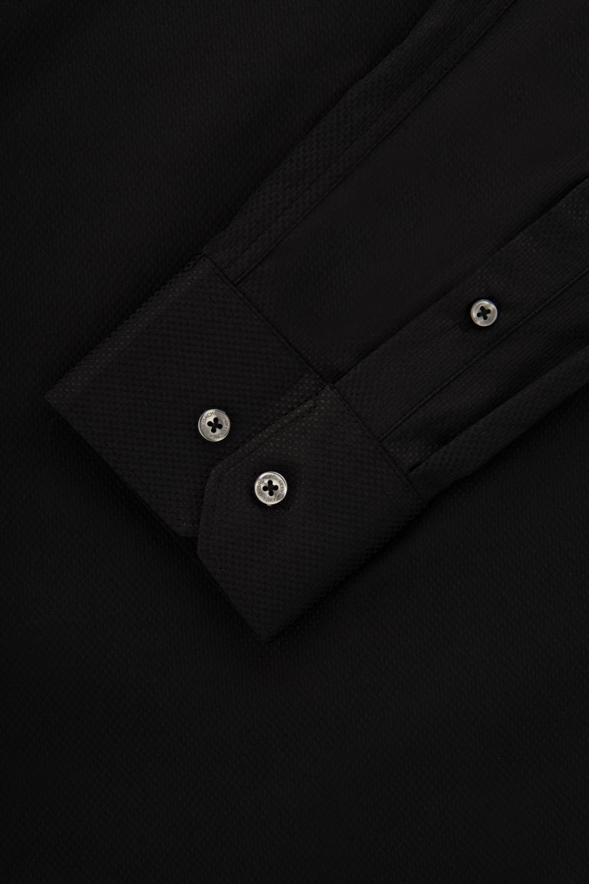 Jacquard Black Classic Shirt - 4