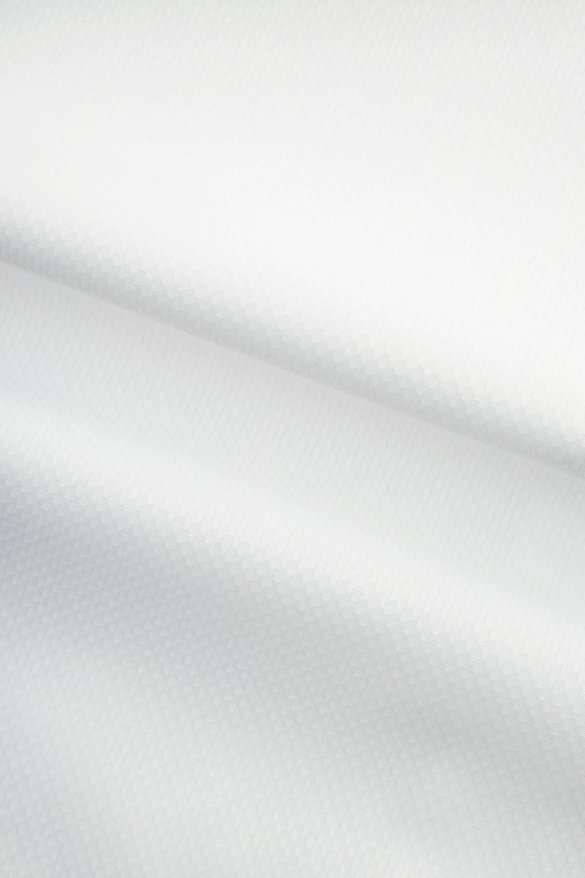 Jacquard White Classic Shirt - 4