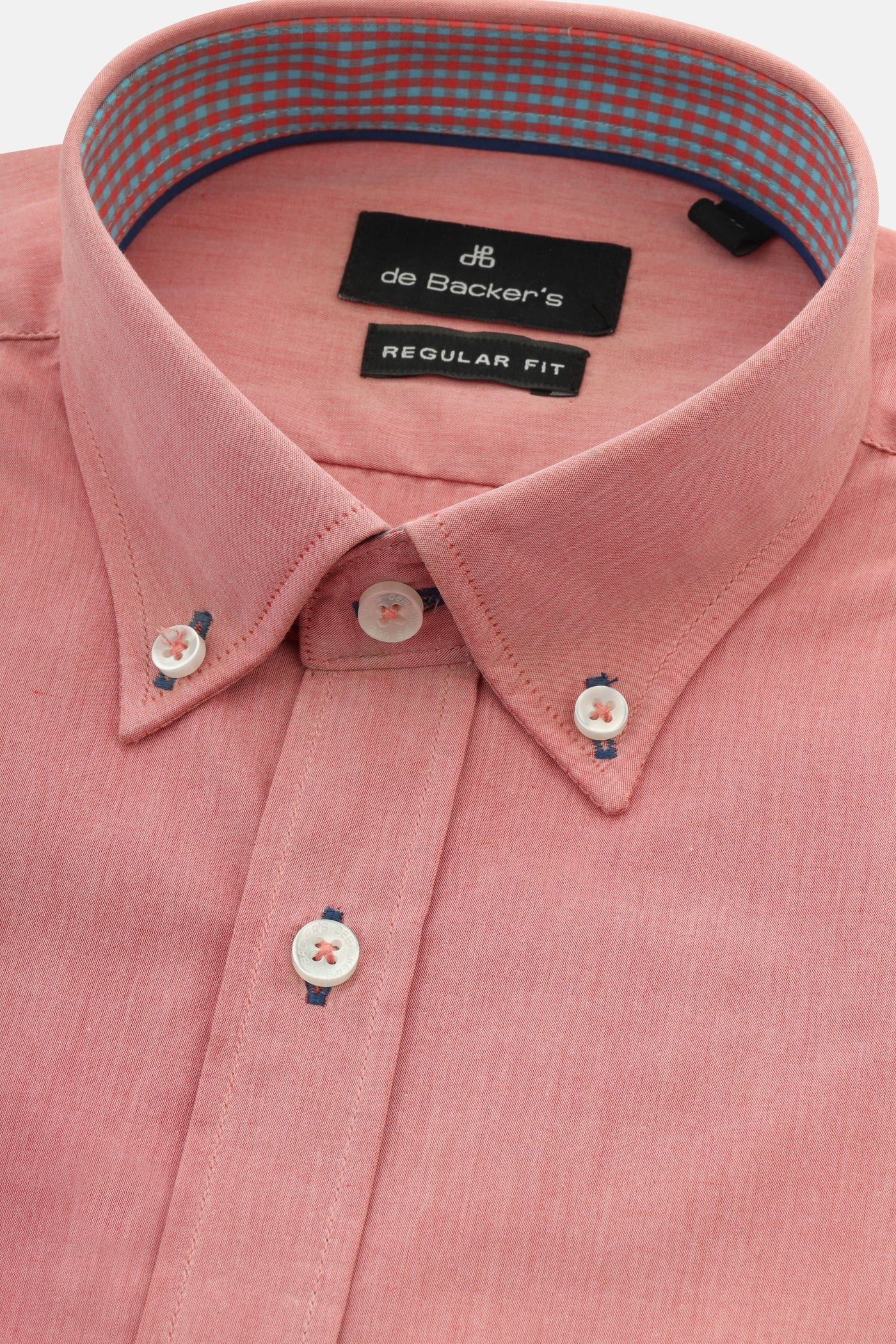 Solid Old Rose Cotton Smart Casual Shirt