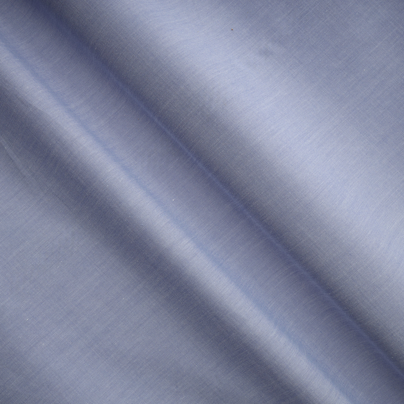 Solid Powder Blue Cotton  Smart Casual Shirt