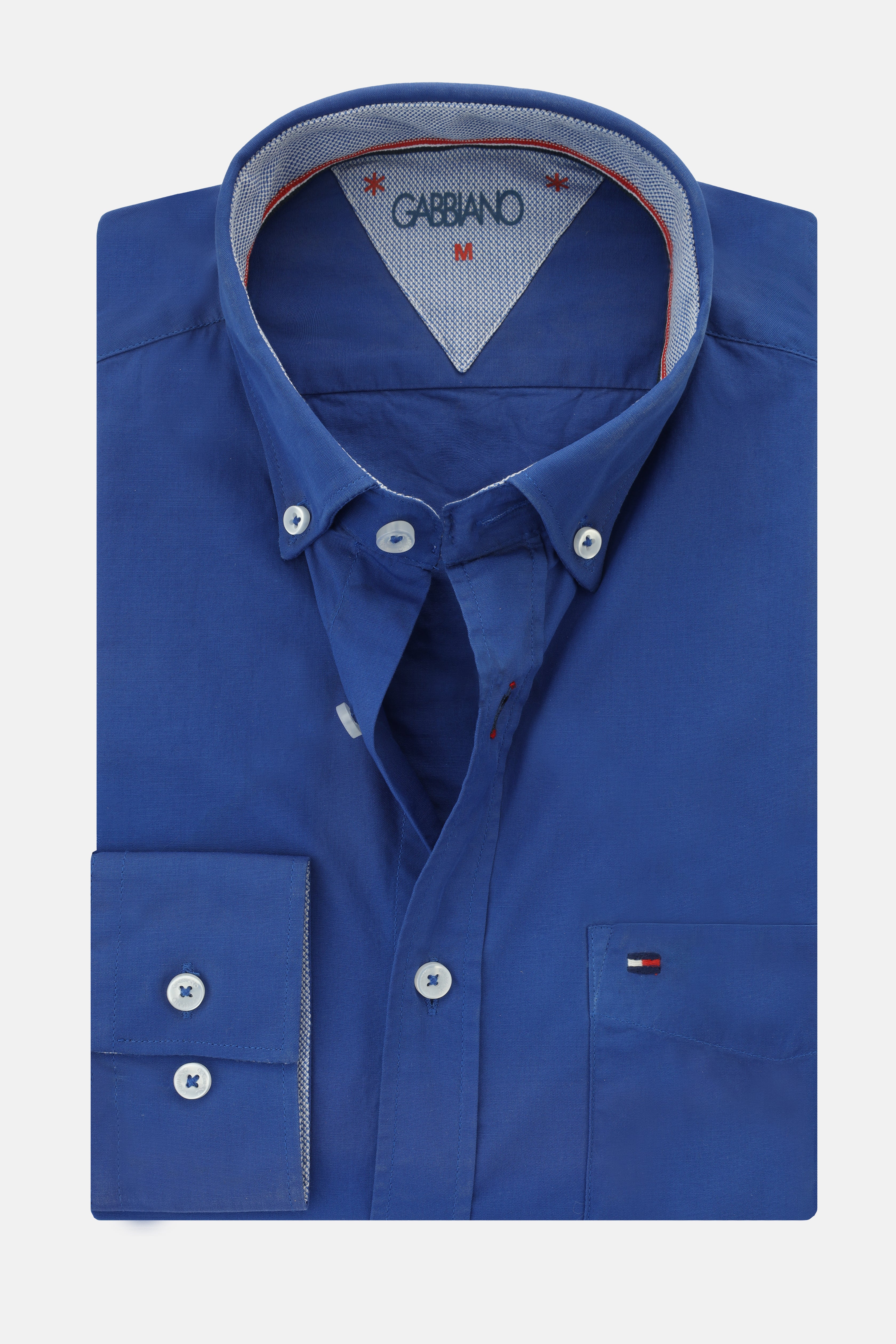 Poplin Marian Blue Casual Shirt - 1
