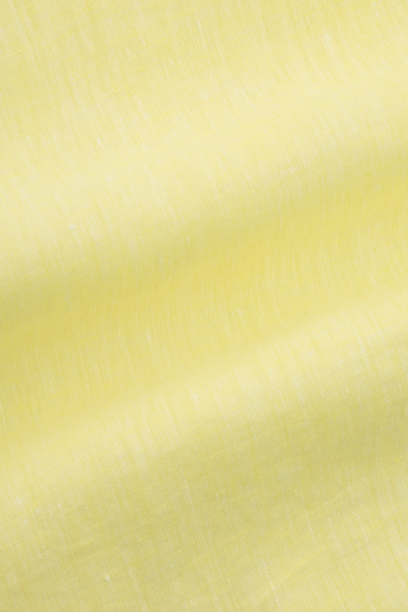 Linen Vanilla Yellow Casual Shirt