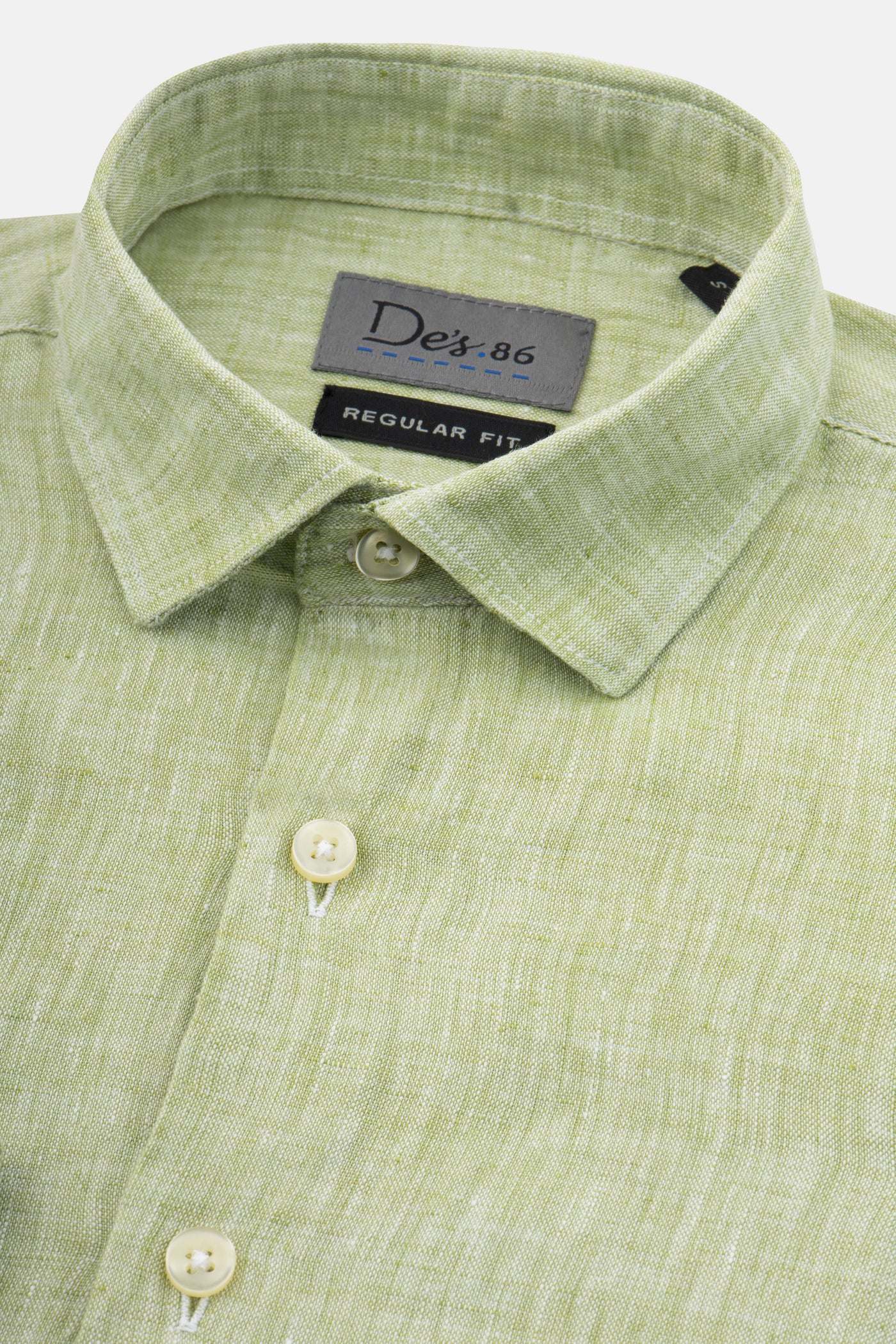 Linen Sage Green Casual Shirt