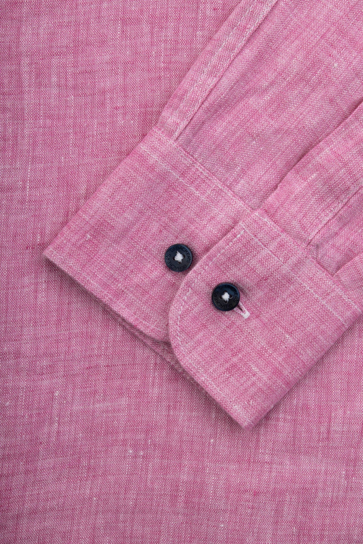 Linen Thulian Pink Casual Shirt - 3