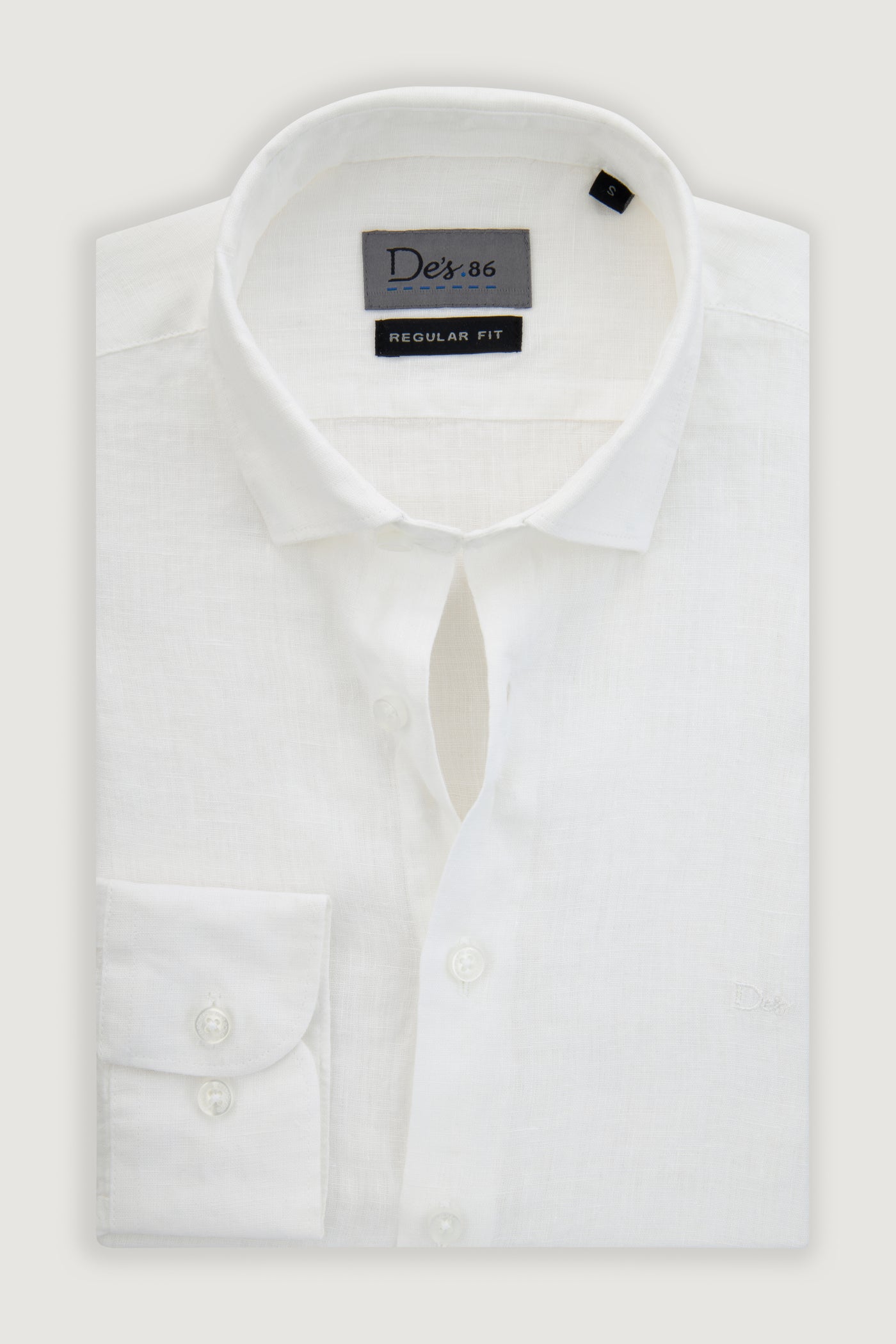 Linen Off White Casual Shirt