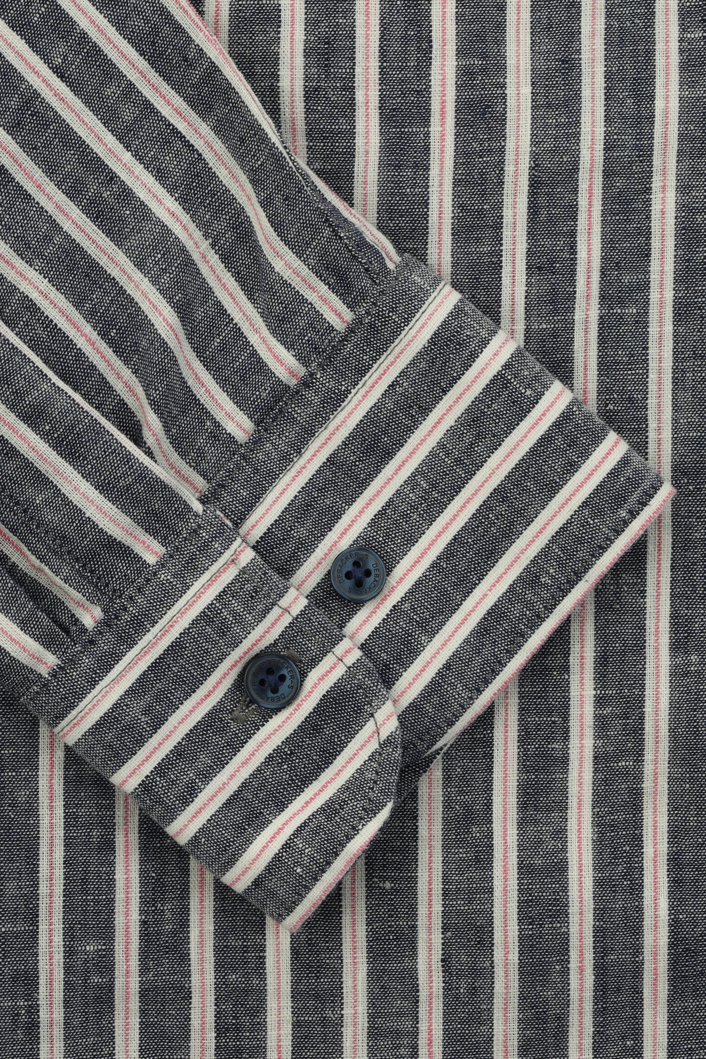 Striped Black & White Casual Shirt
