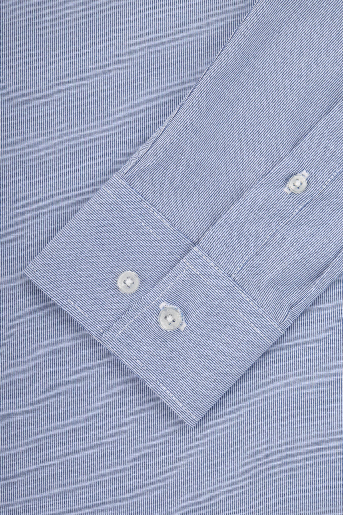 Striped Cool Grey & White Bamboo Classic Shirt - 3