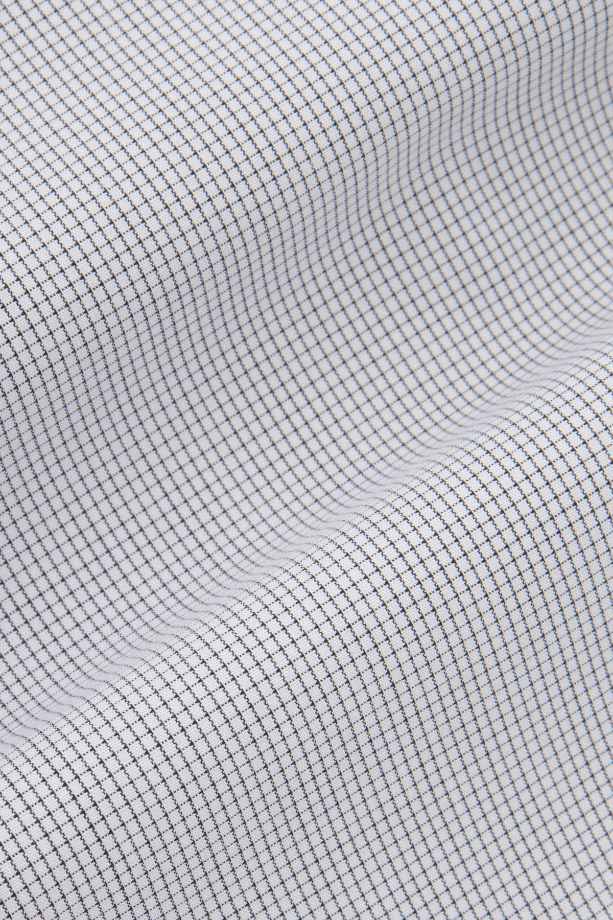 Checked Gray & White Bamboo Classic Shirt - 4