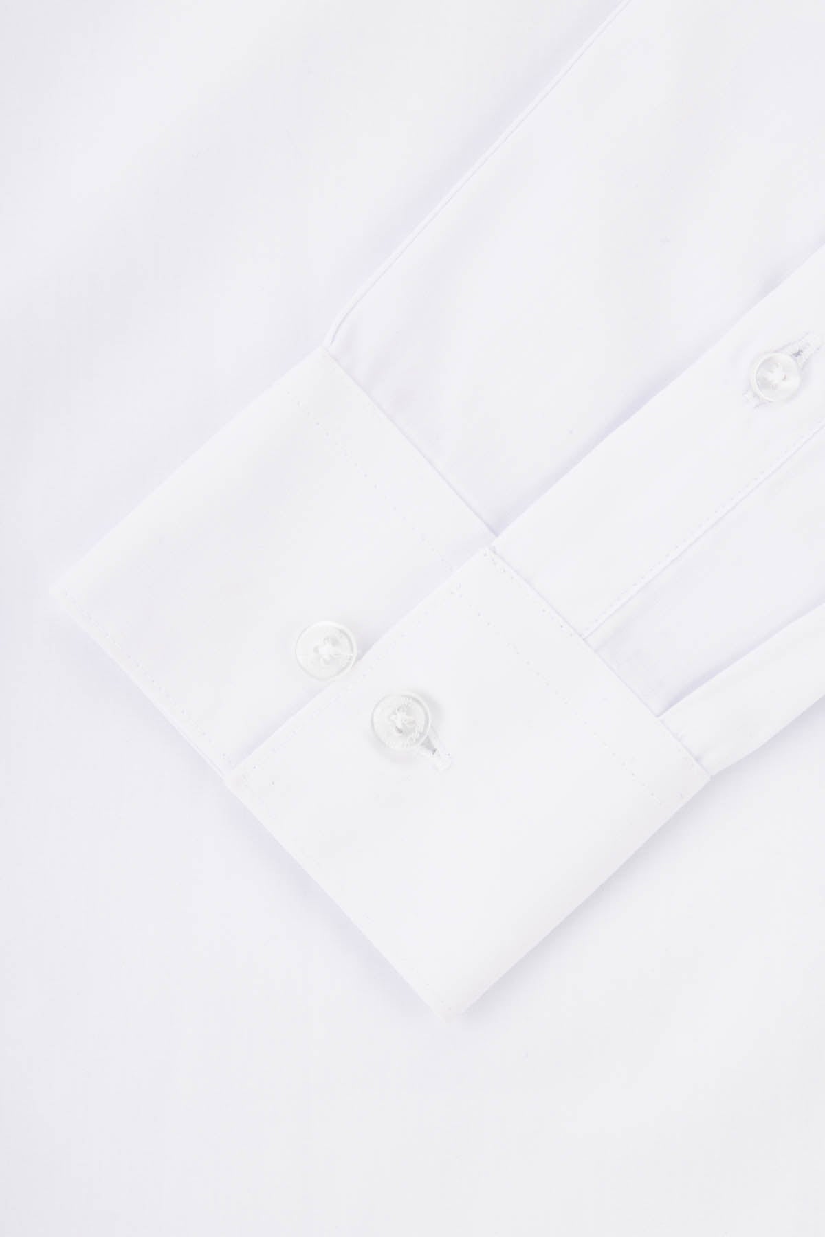 Solid White Dacron Classic Shirt - 3