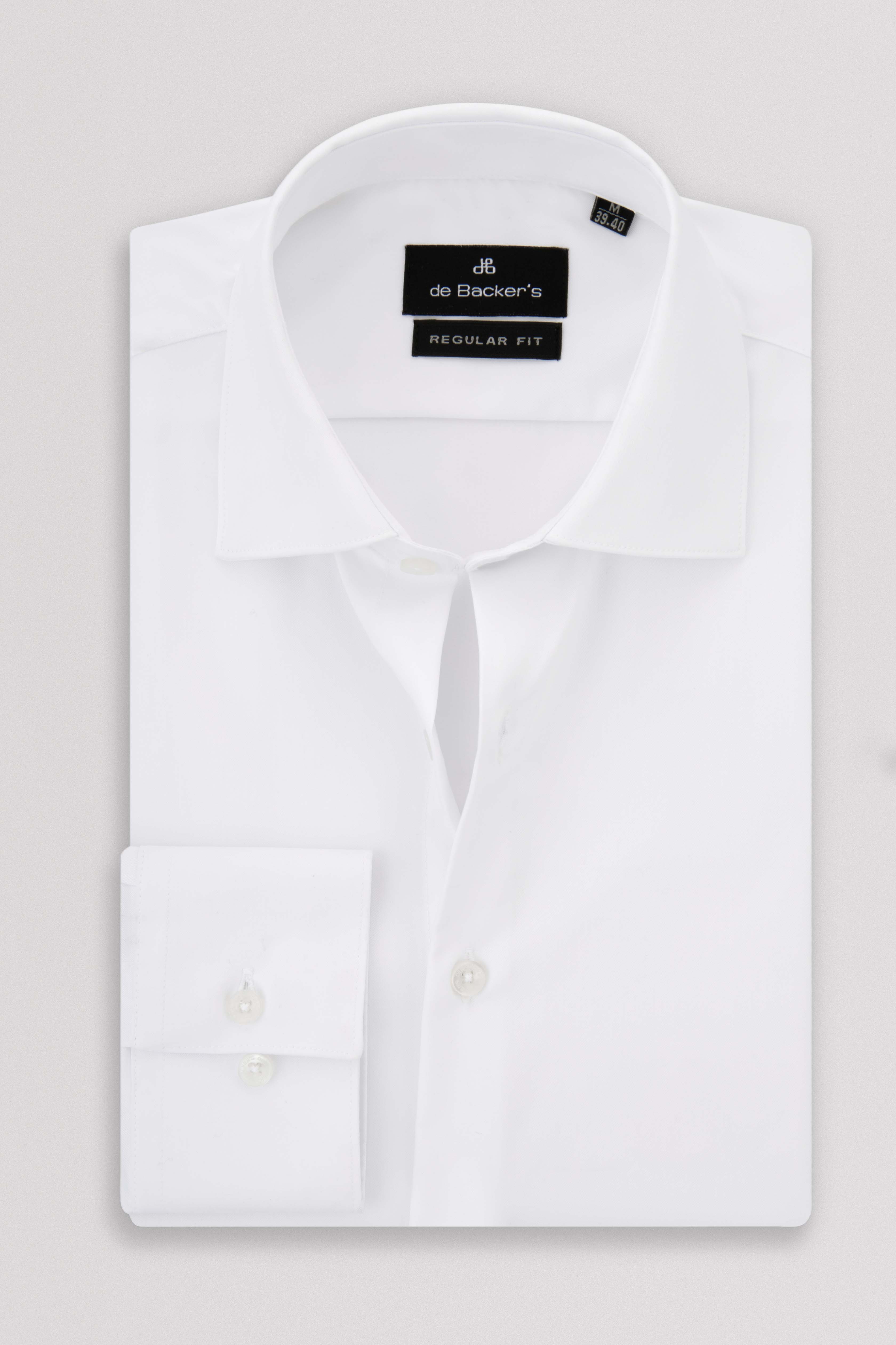 Solid White Bamboo Classic Shirt - De Backers - 1