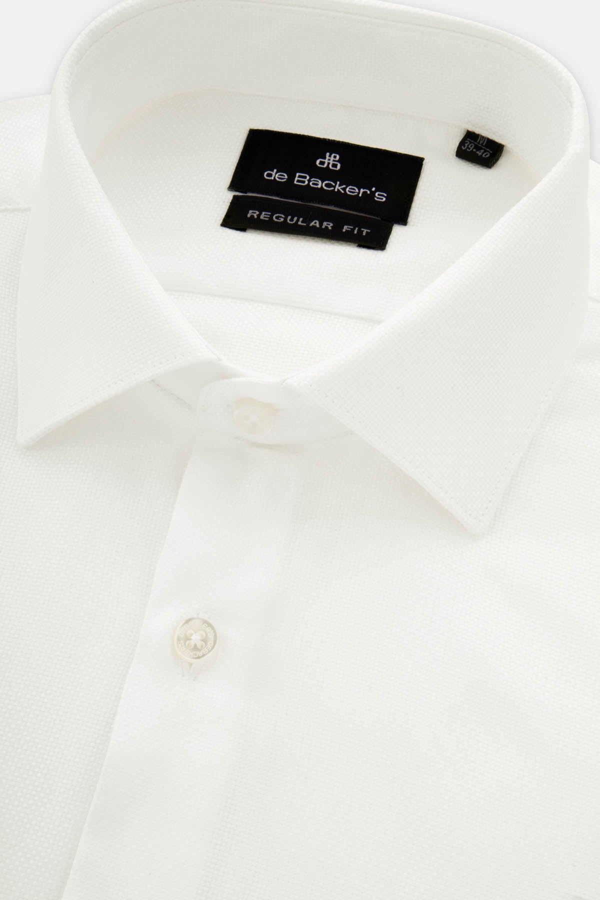 Jacquard White Classic Shirt - 2
