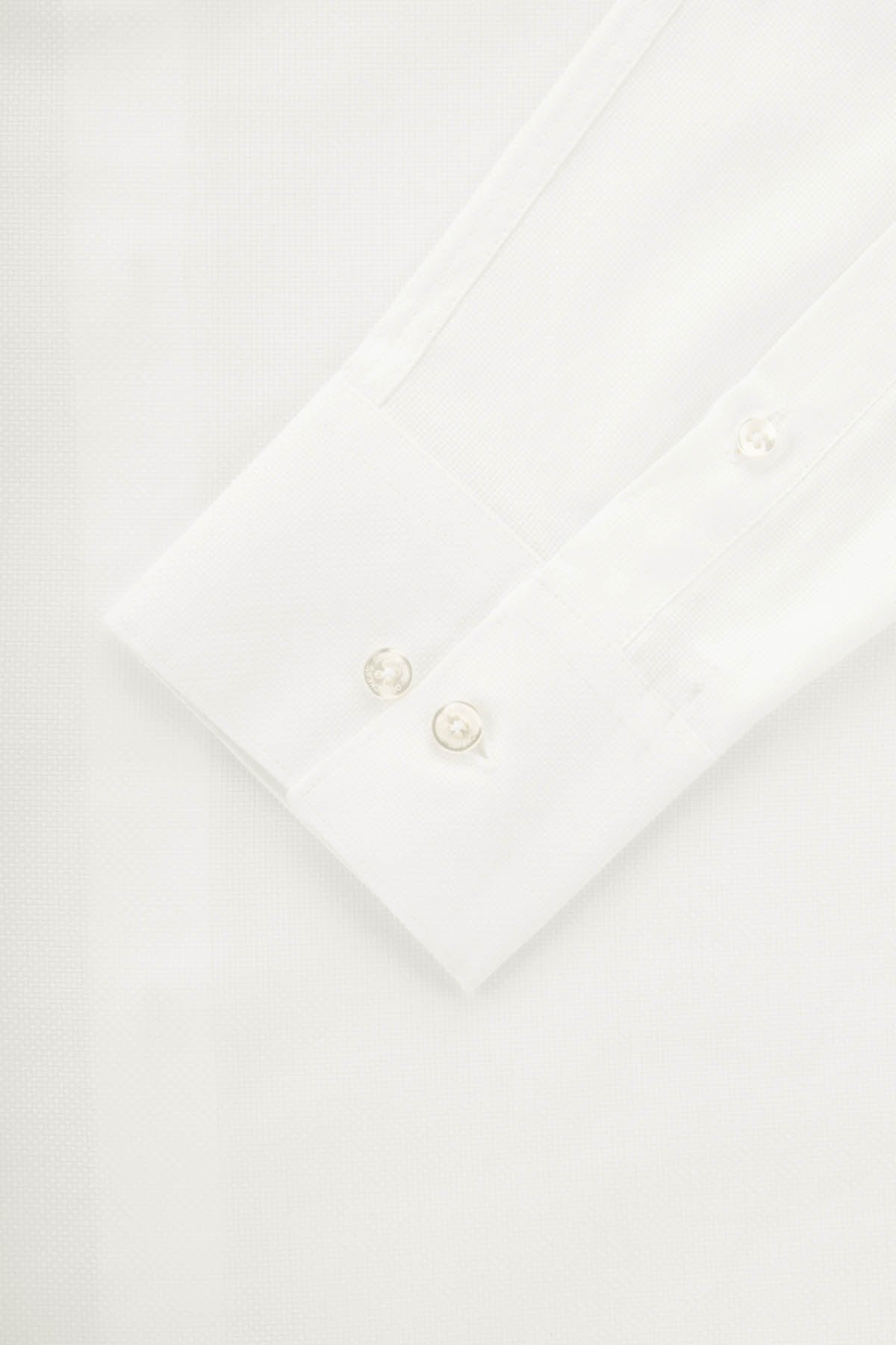 Jacquard White Classic Shirt - 3