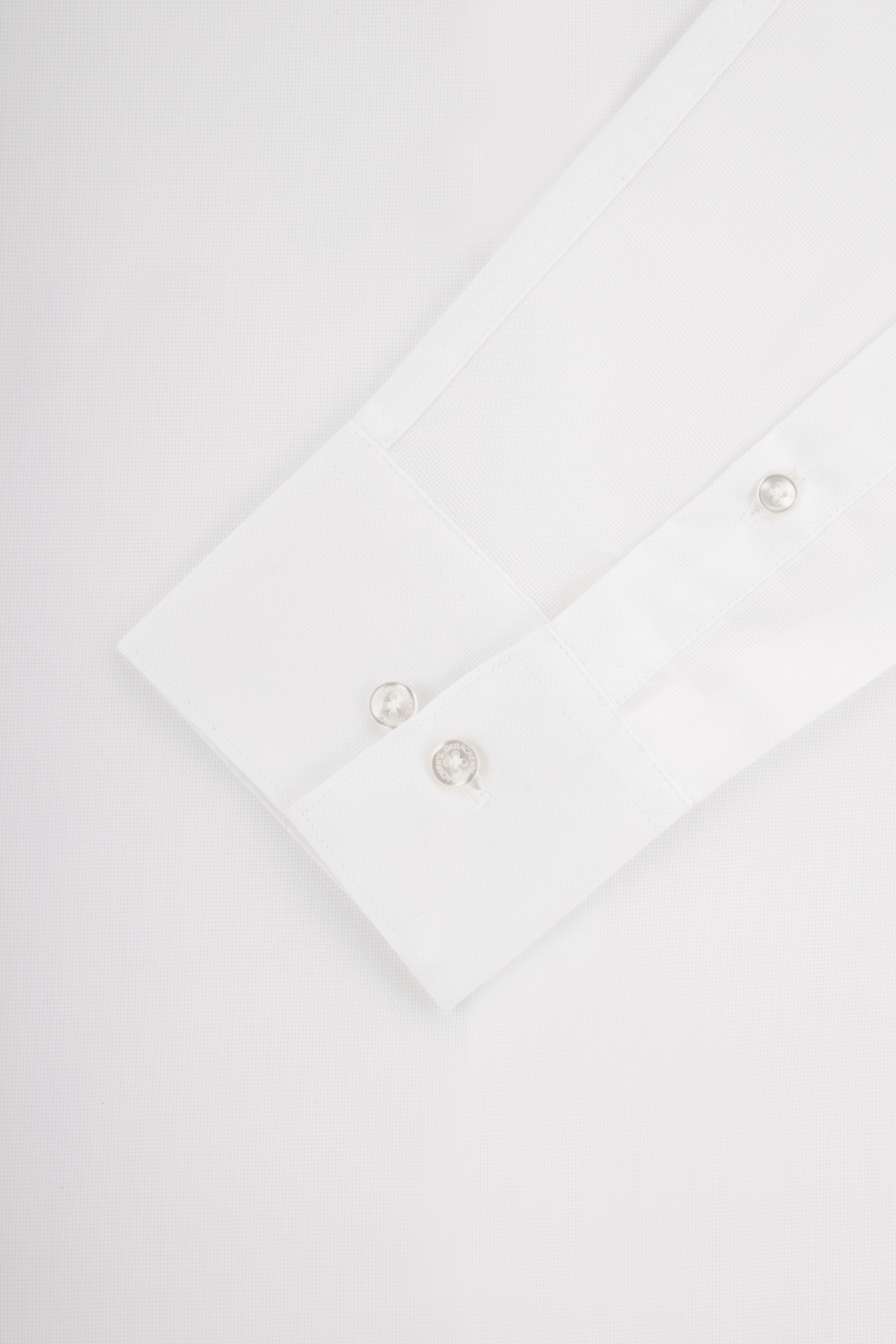 Jacquard White Classic Shirt - 3