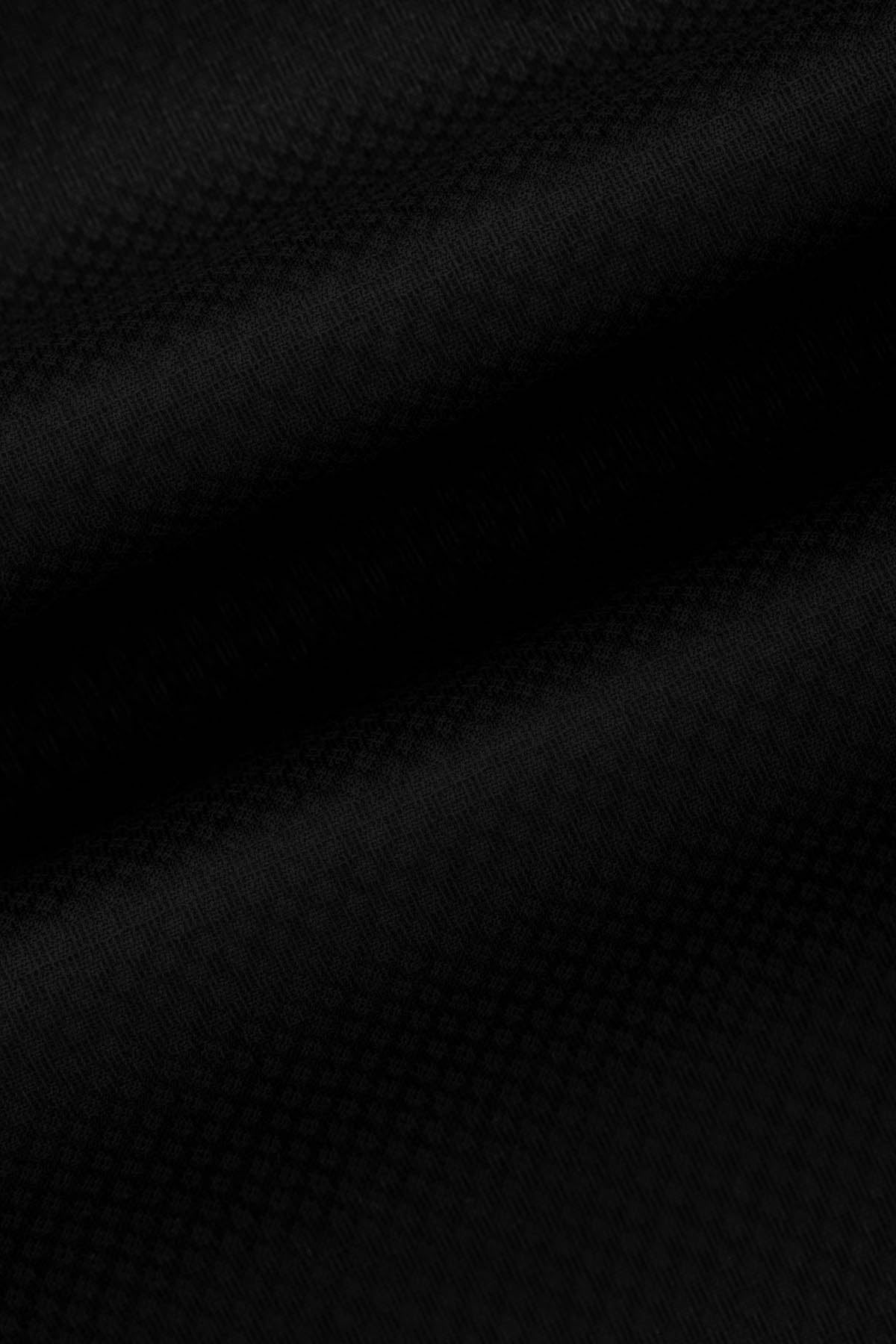 Pique Black Classic Shirt - 4