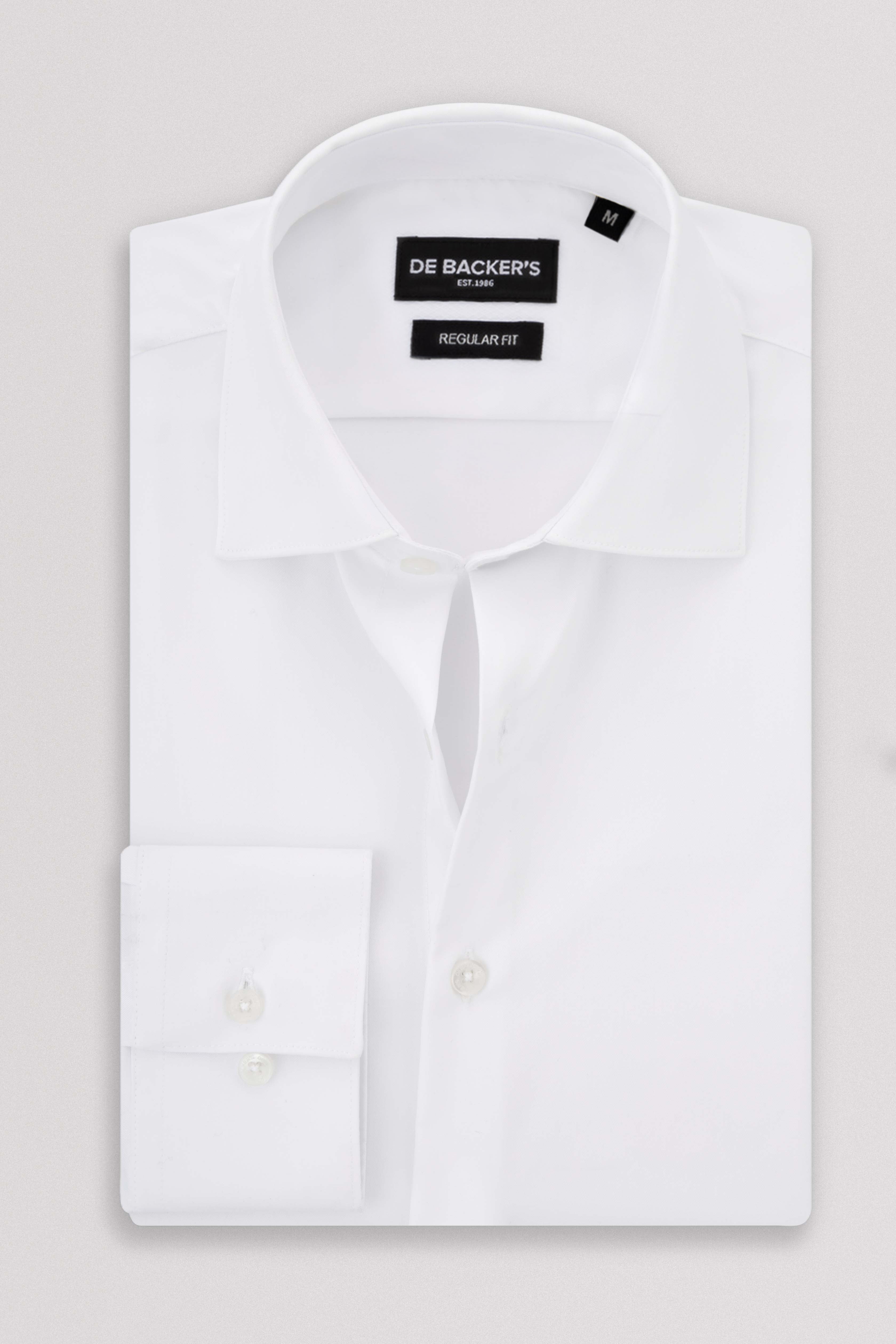 Solid White Bamboo Classic Shirt - De Backers - 1