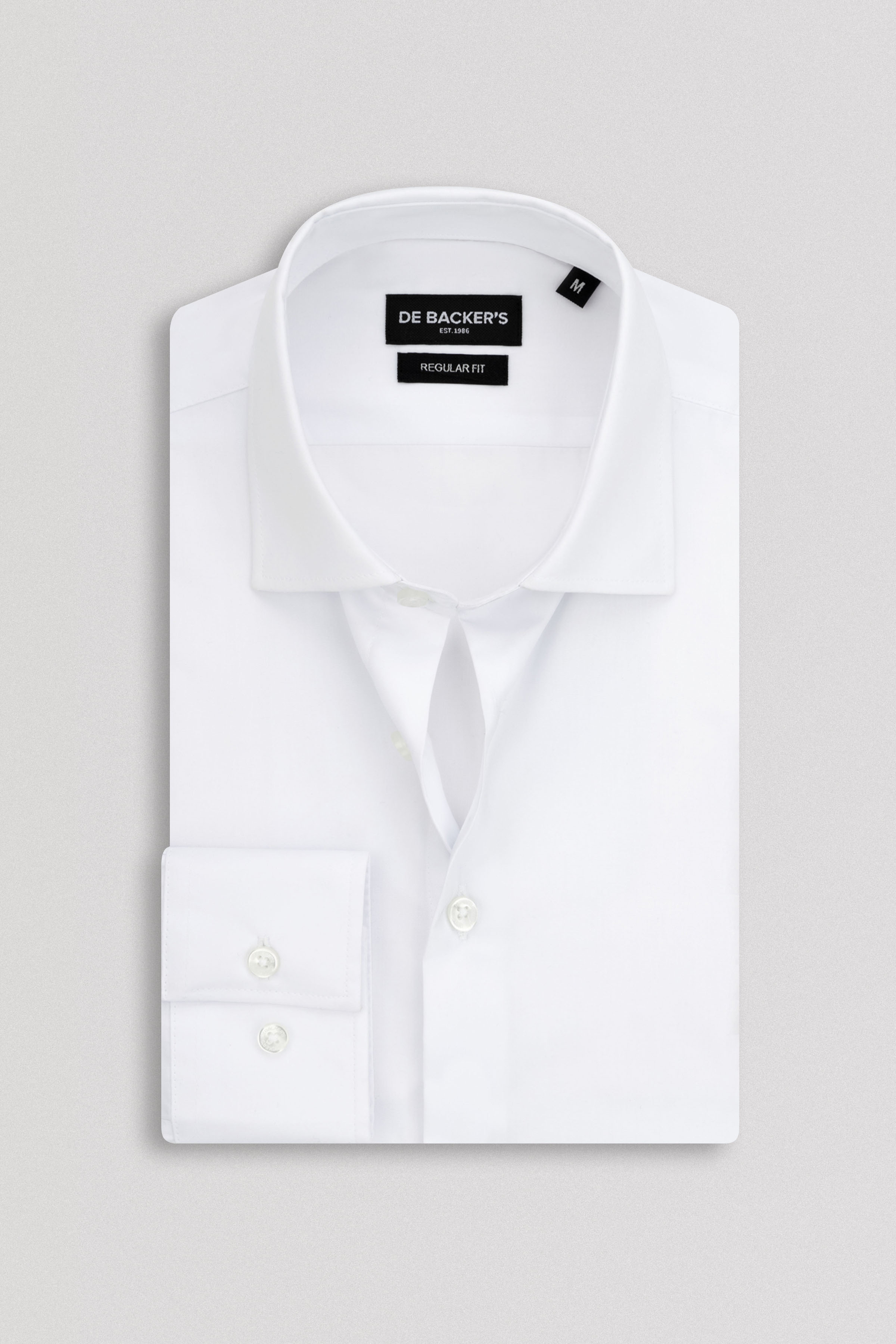Solid White Dacron Classic Shirt