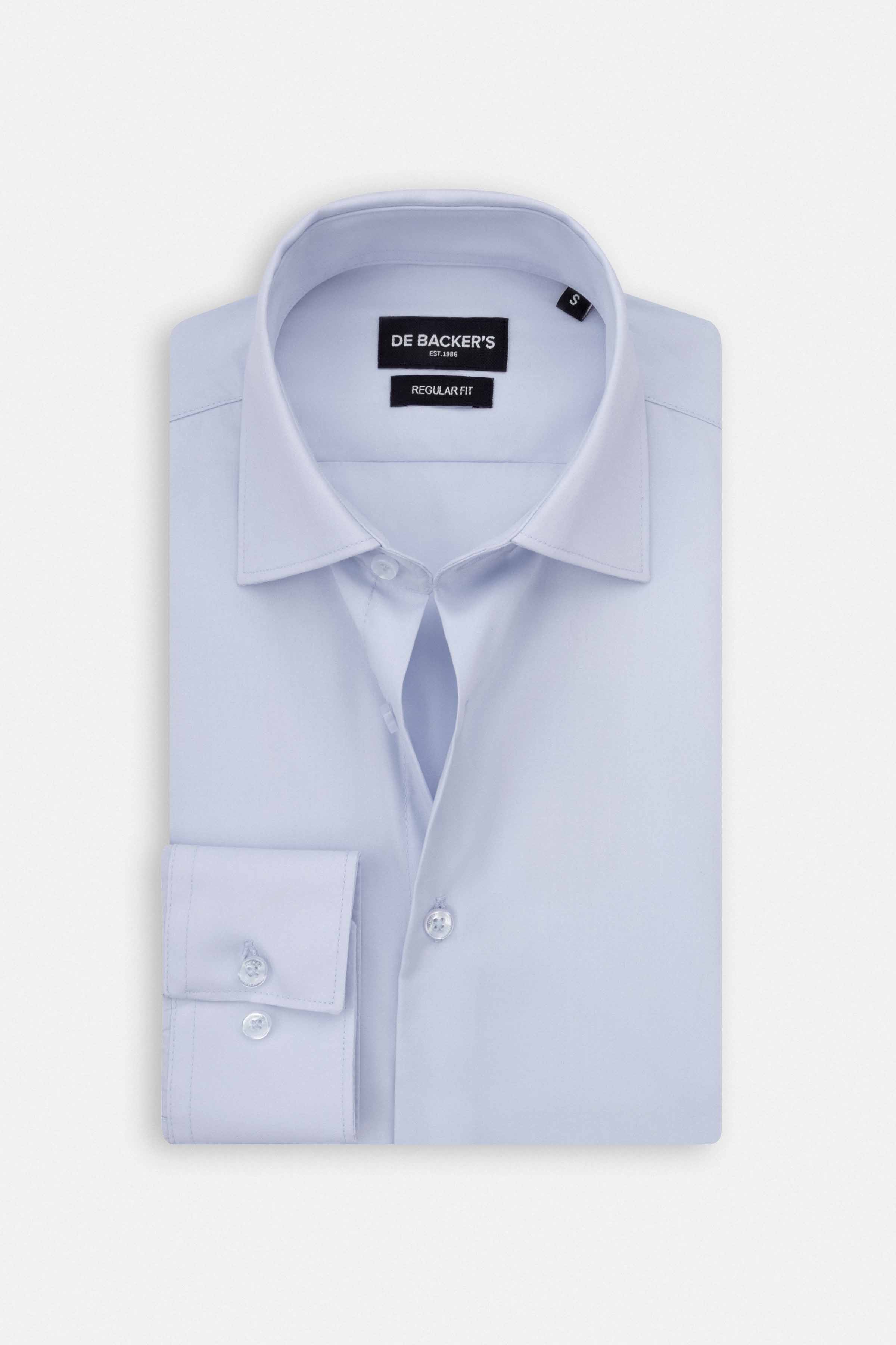 Solid Light Blue Dacron Classic Shirt