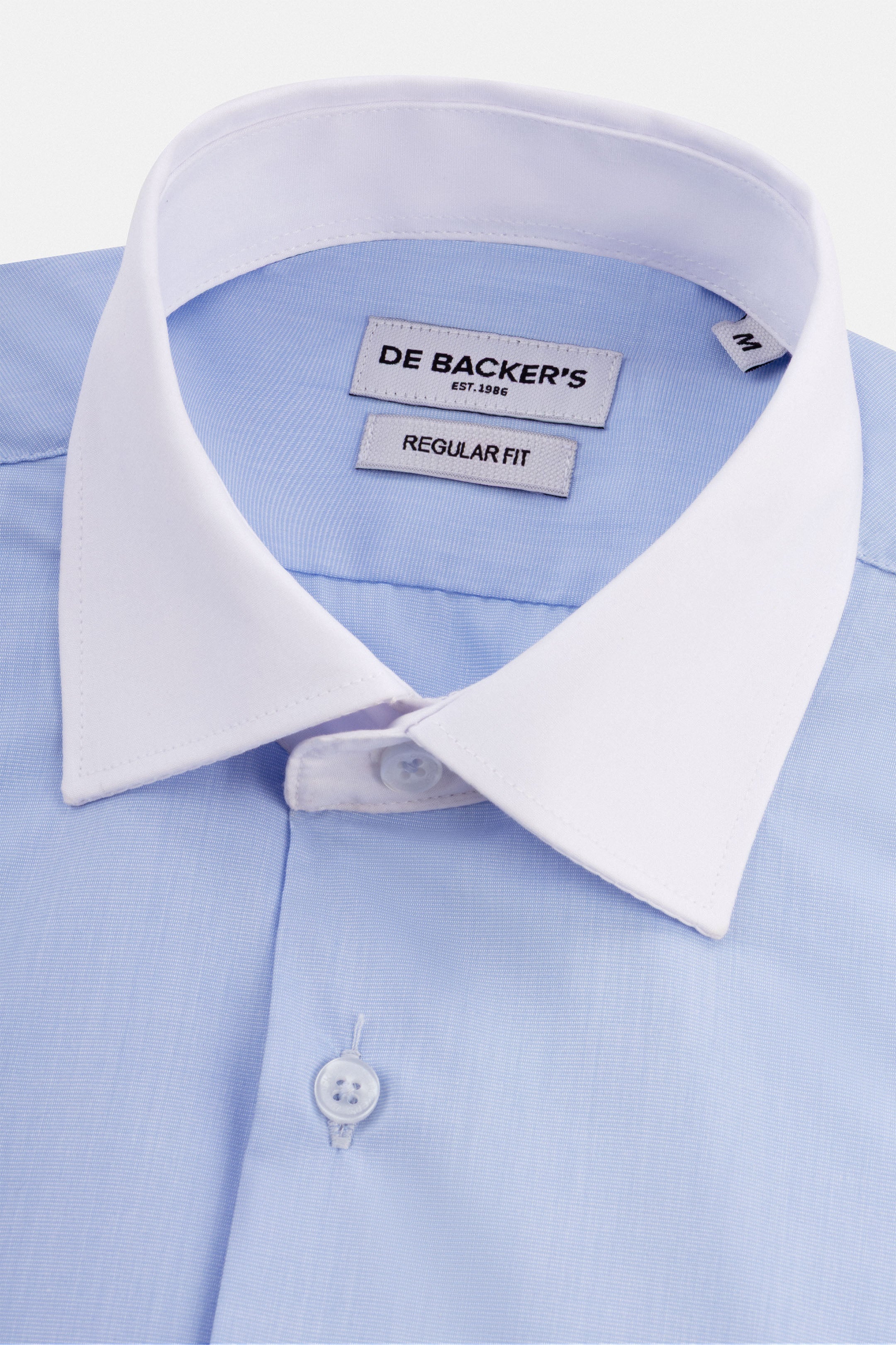 Patterned Light Blue Classic Shirt