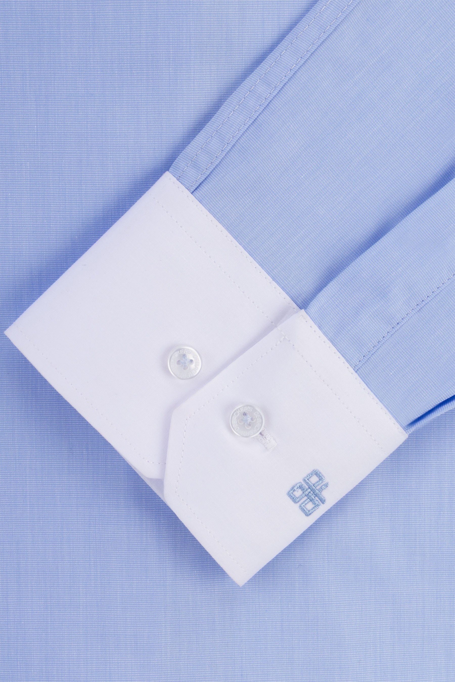 Patterned Light Blue Classic Shirt