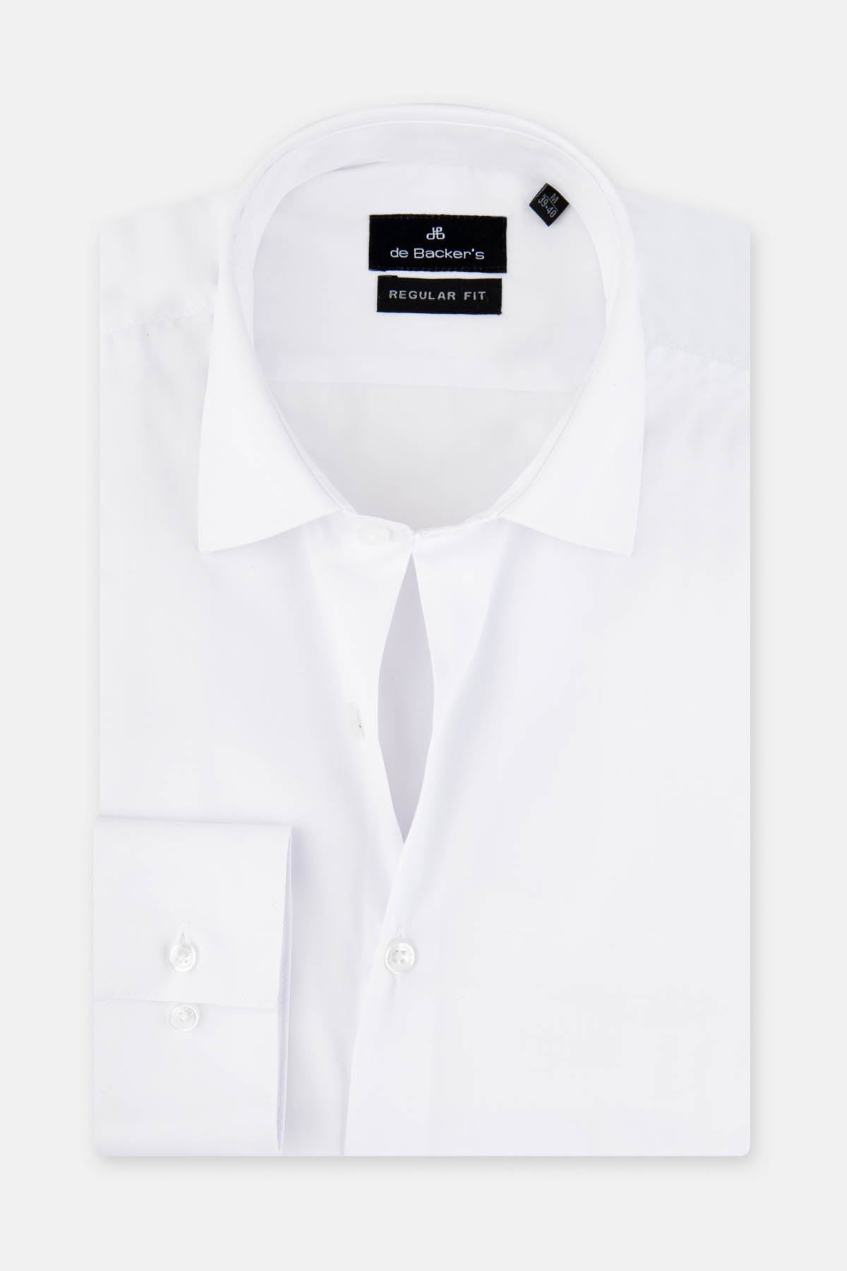 Solid White Dacron Classic Shirt - 1