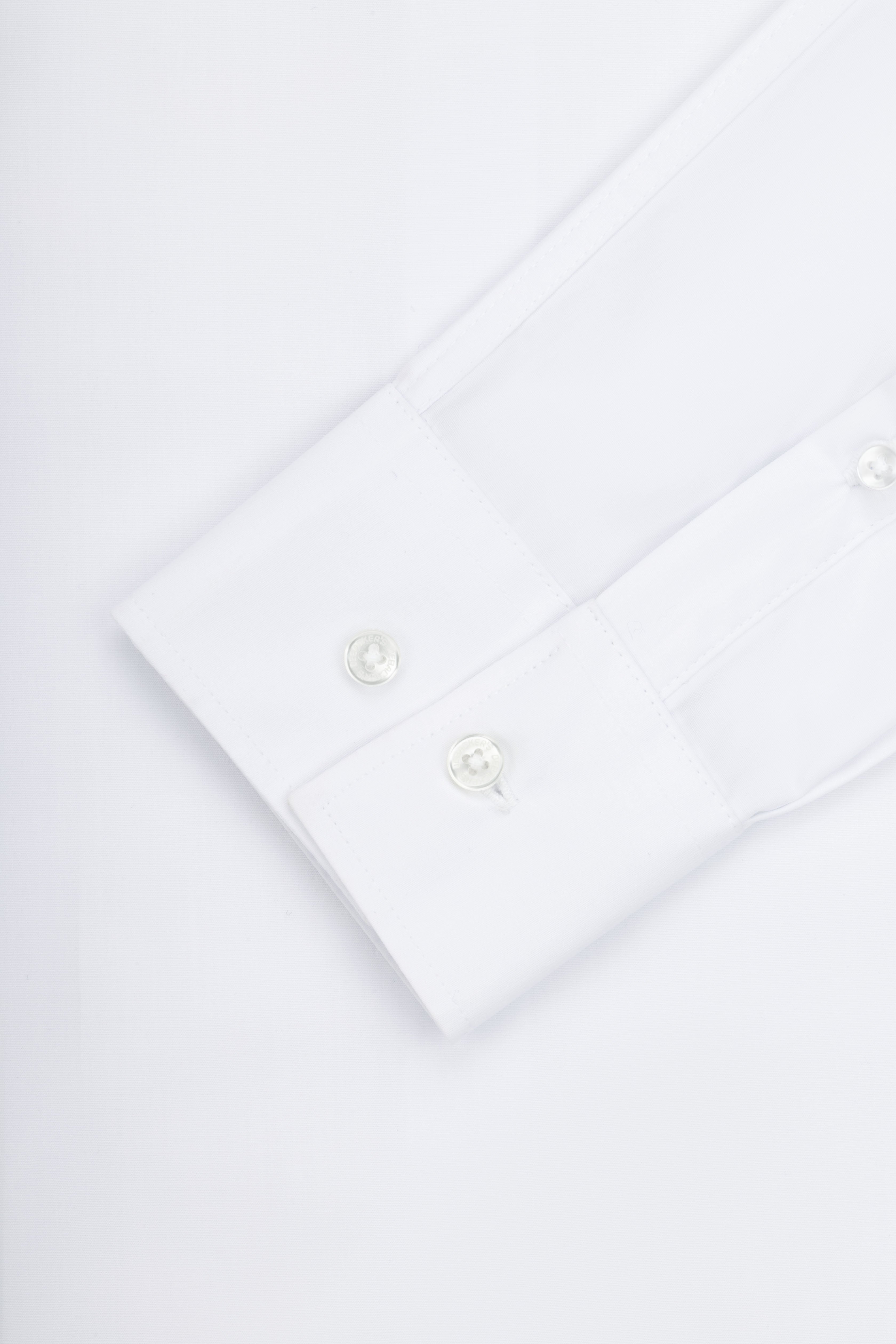 Solid White Dacron Classic Shirt - De Backers - 6