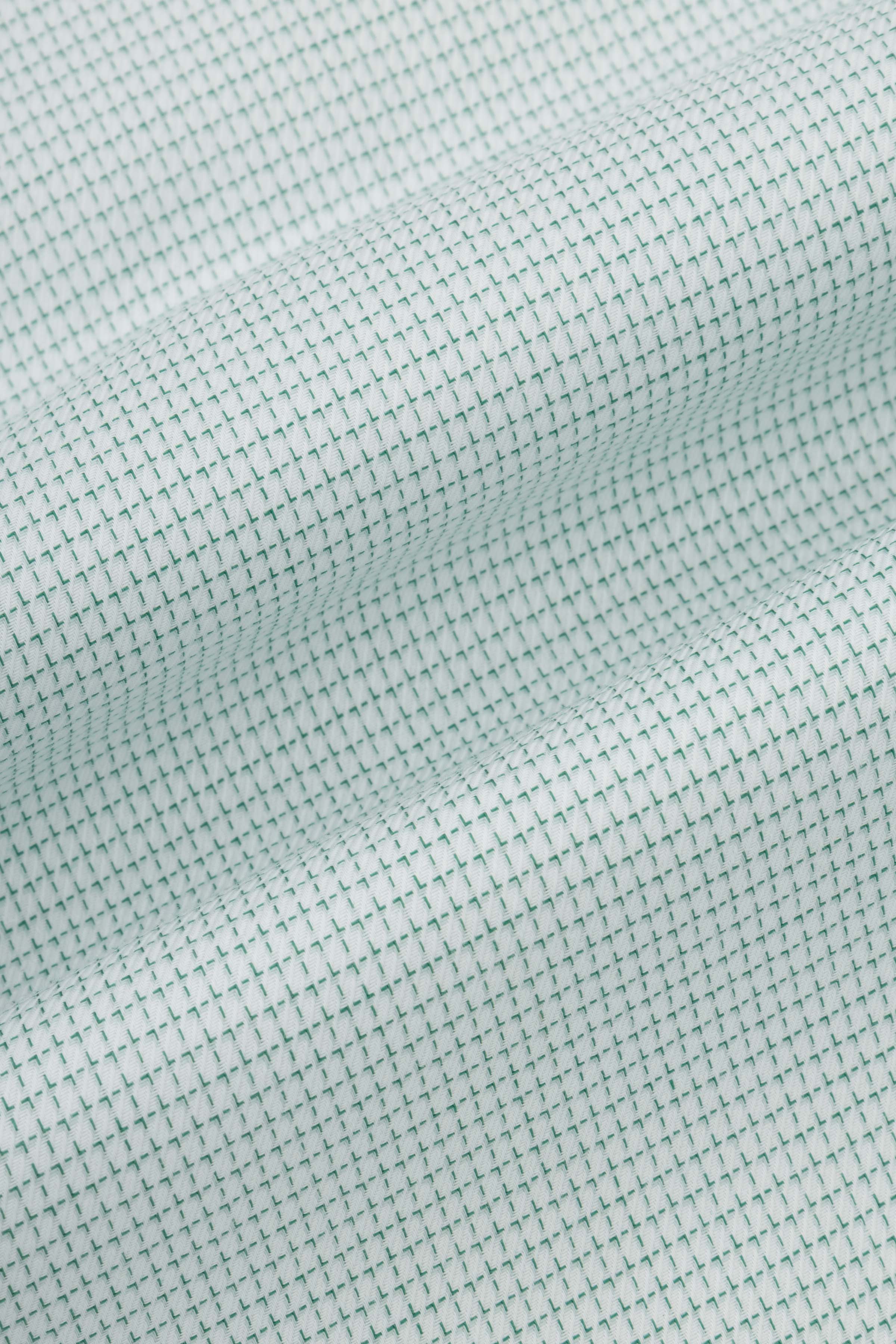 Jacquard Pistachio Smart Casual Shirt