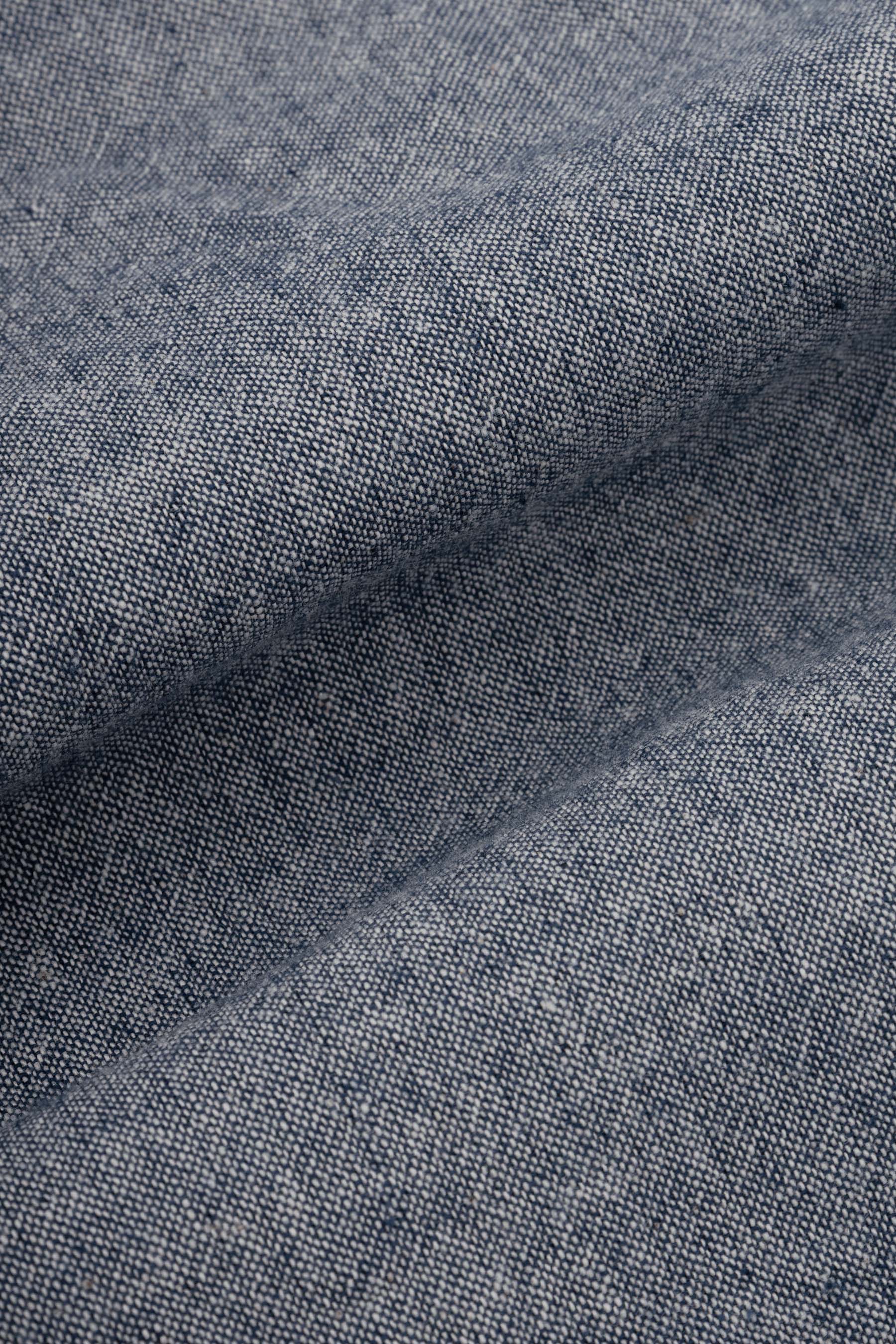 Slate Gray Casual Linen blend Shirt