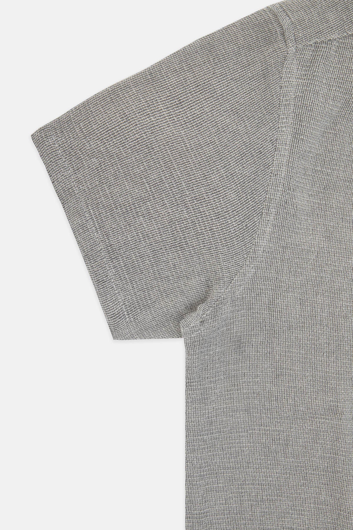 Bouclé Gray Casual Shirt - 3