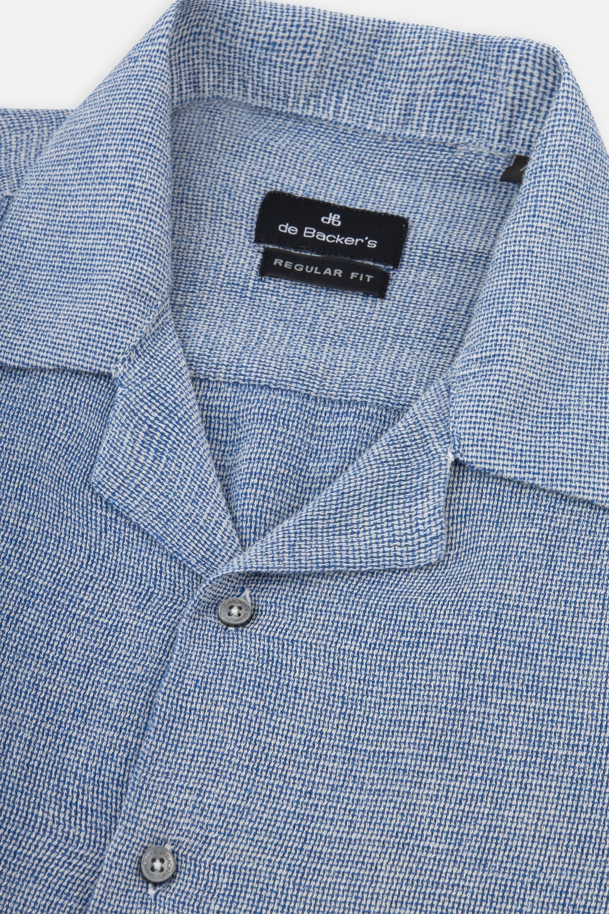Boucle Light Slate Gray Casual Shirt - 2