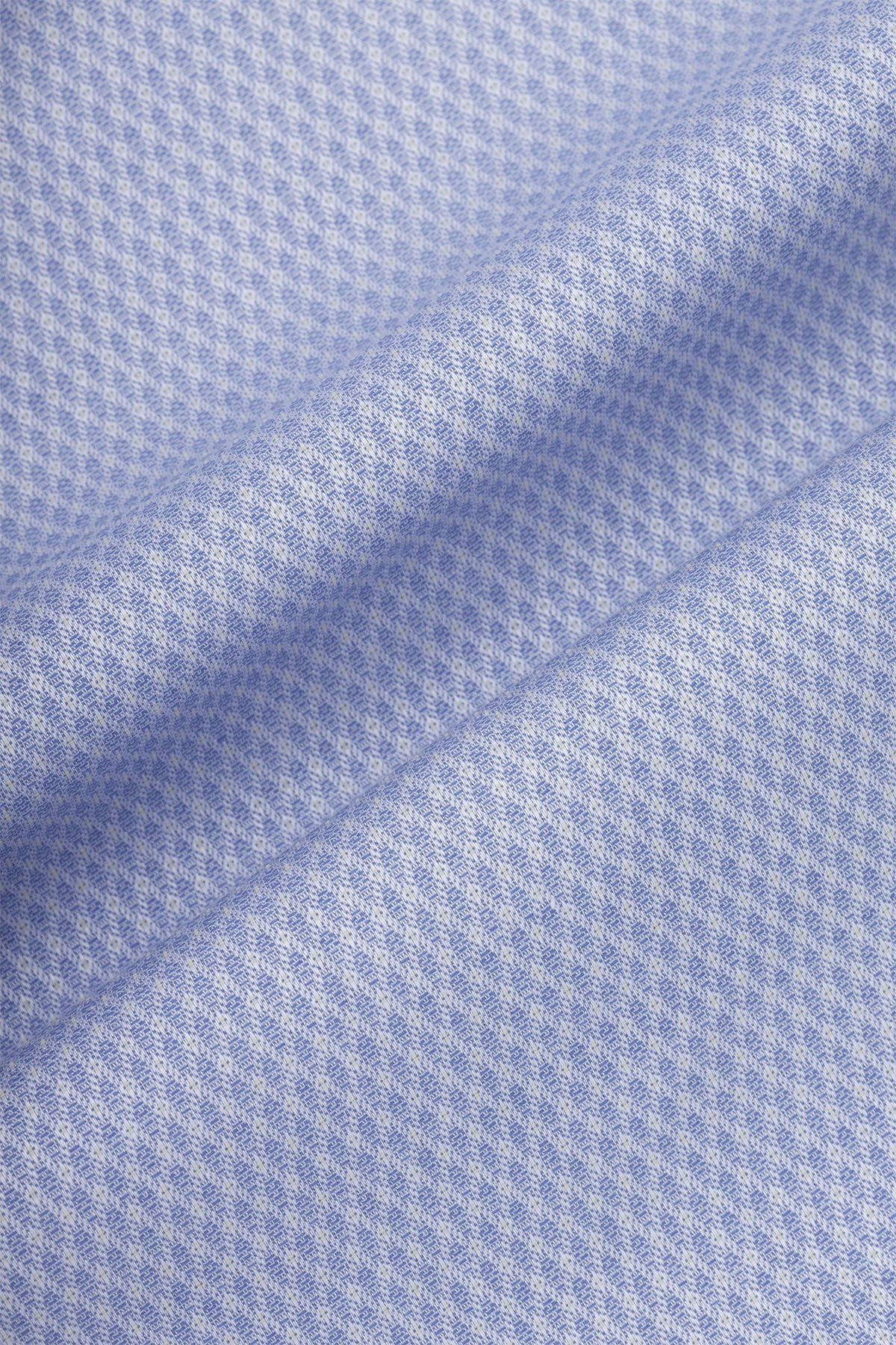 Jacquard Light Blue Smart Casual Shirt - 4
