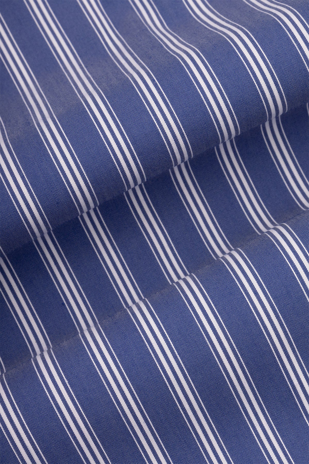 Striped Navy Smart Casual Shirt - 4