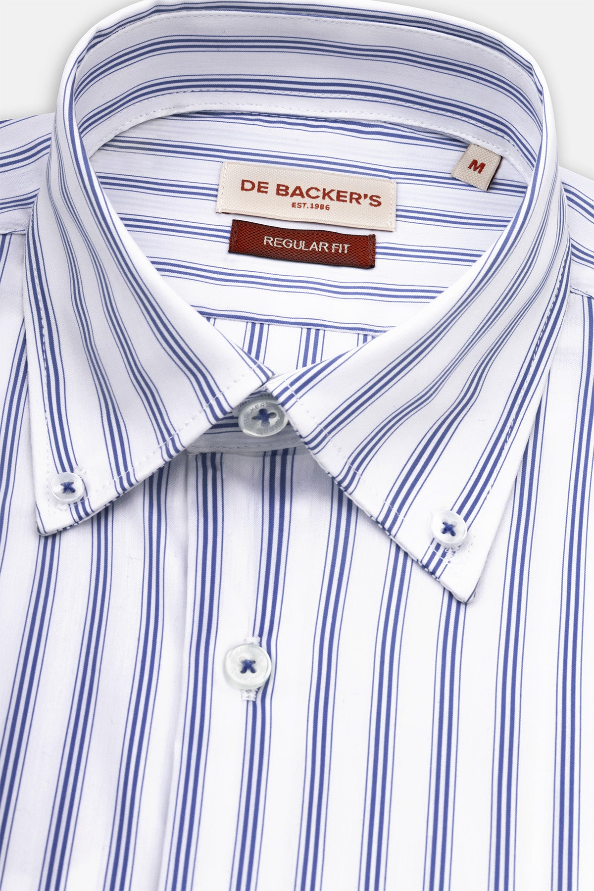 Striped Blue Smart Casual Shirt - 2