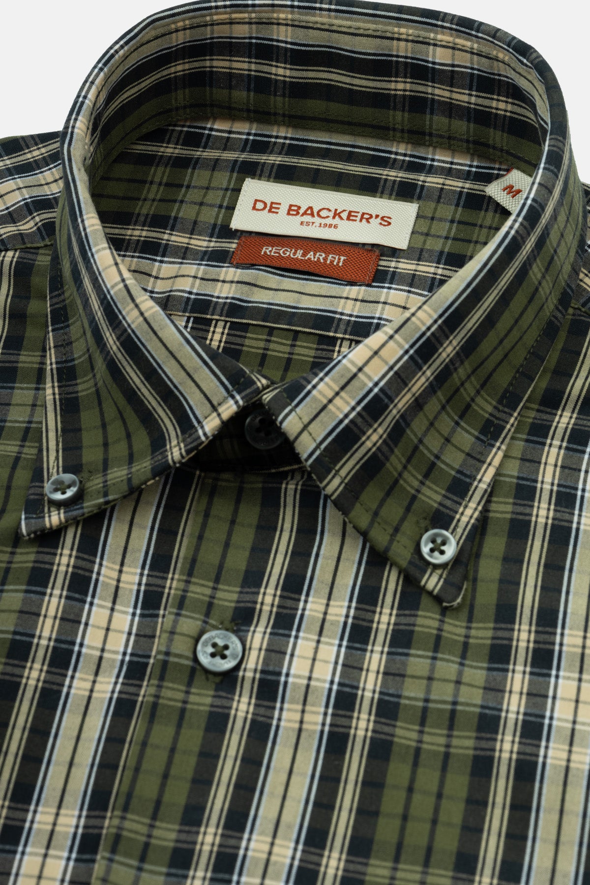 Checked Dark Green Smart Casual Shirt - 2