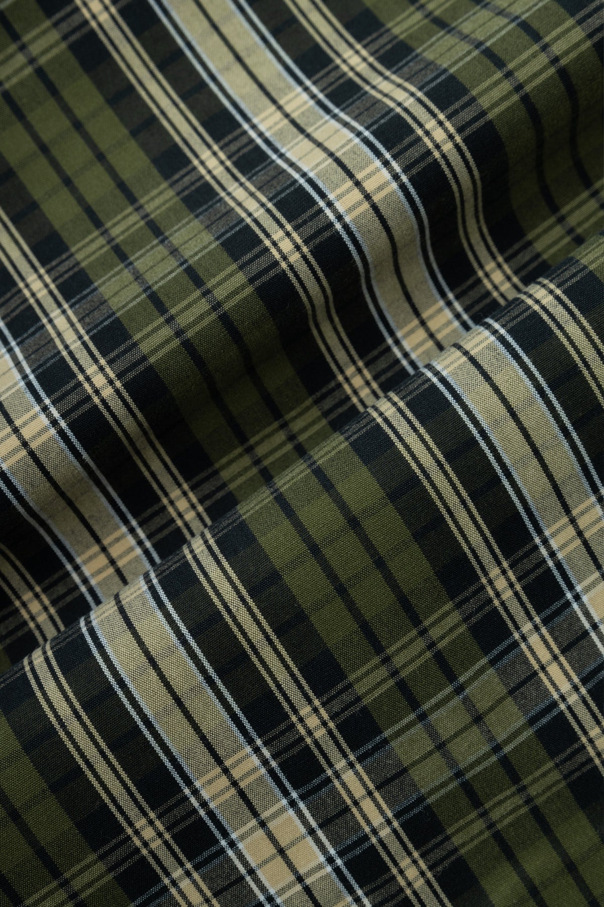 Checked Dark Green Smart Casual Shirt - 4