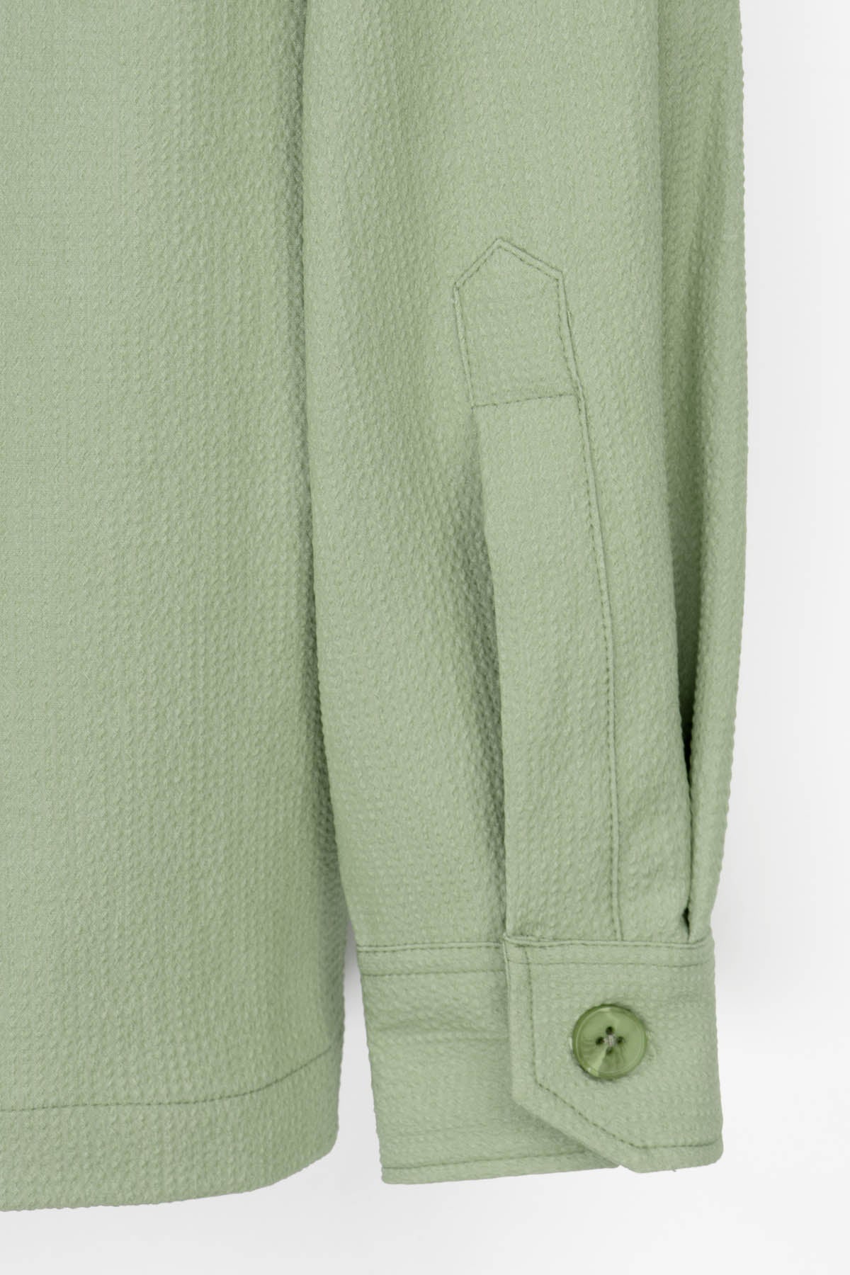 Patterned Summer Green Over-Shirt - 4