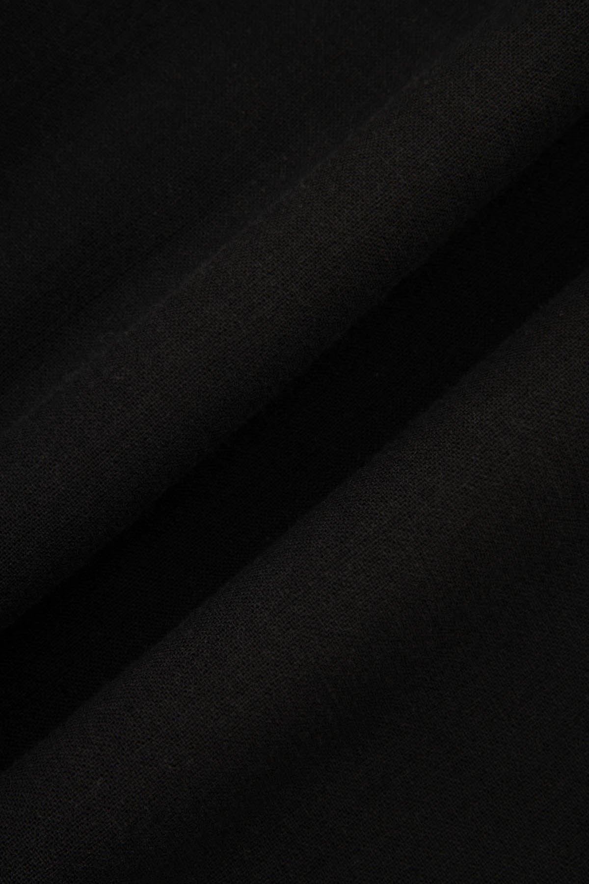 Textured Black Short-Sleeves Shirt - 4