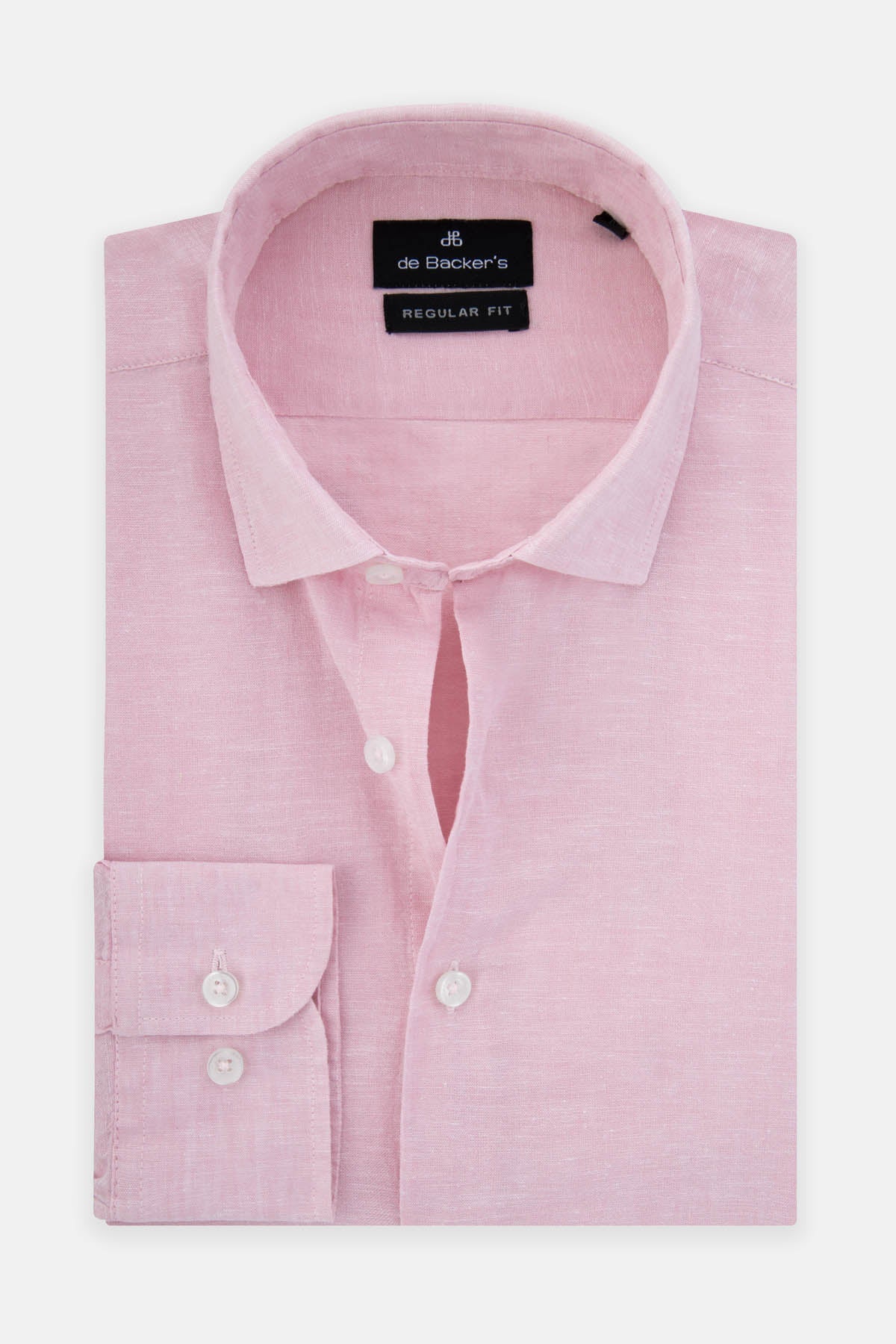 Solid Linen Thistle Rose Casual Shirt - 1