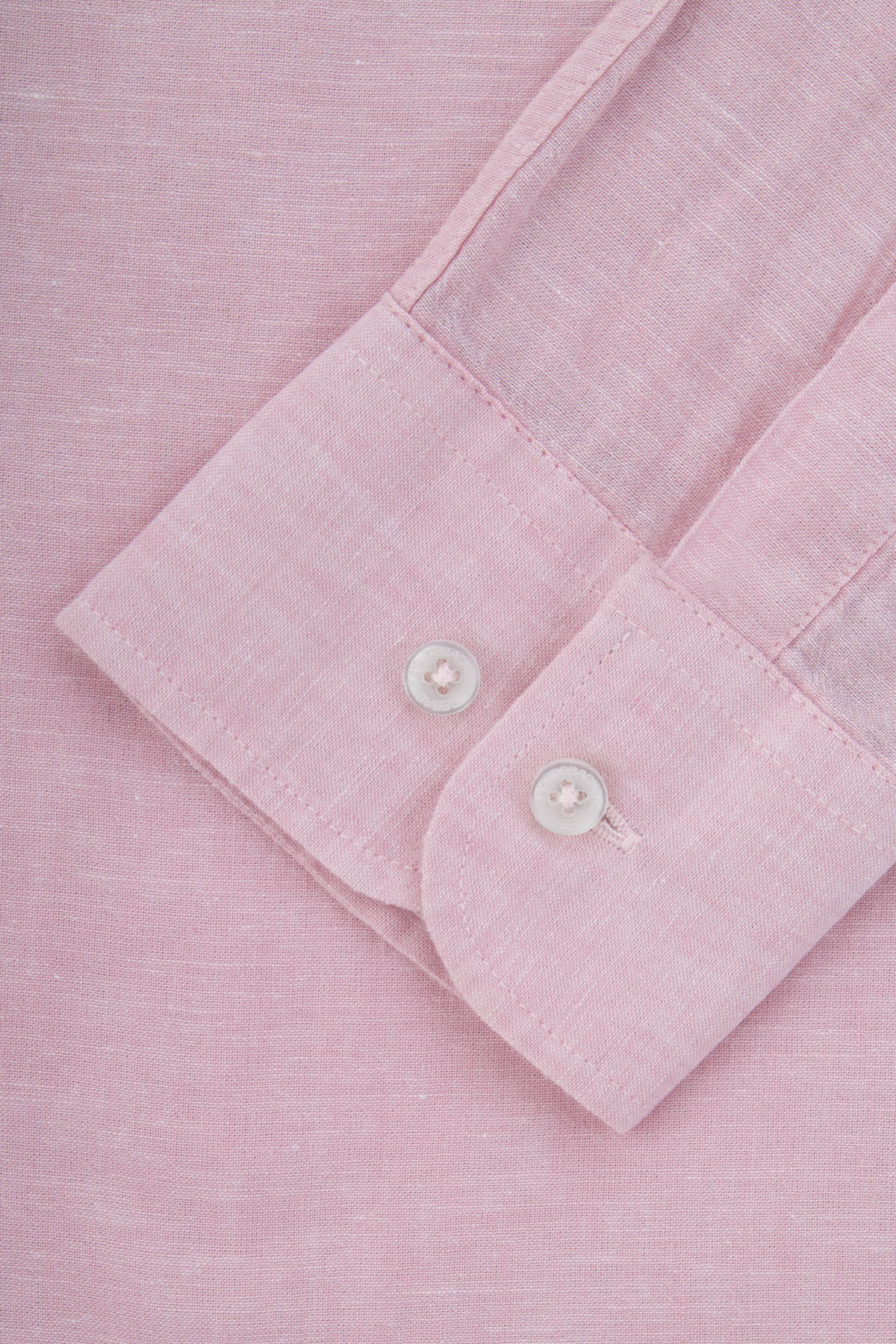 Solid Linen Thistle Rose Casual Shirt - 3