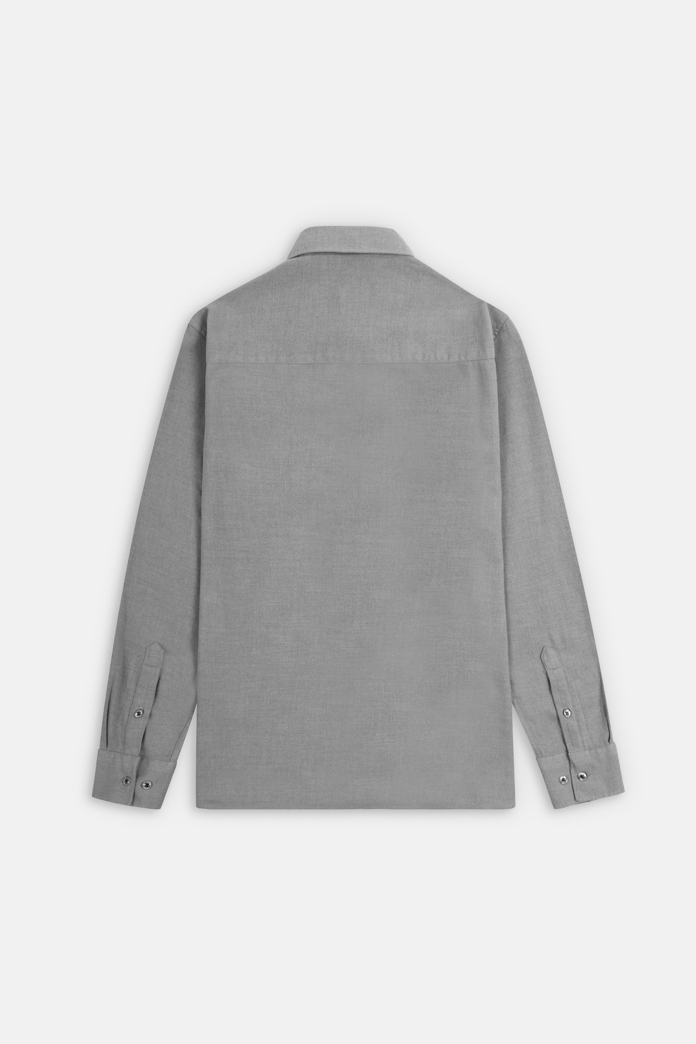 Light Gray Cotton Wool feel Casual Shirt