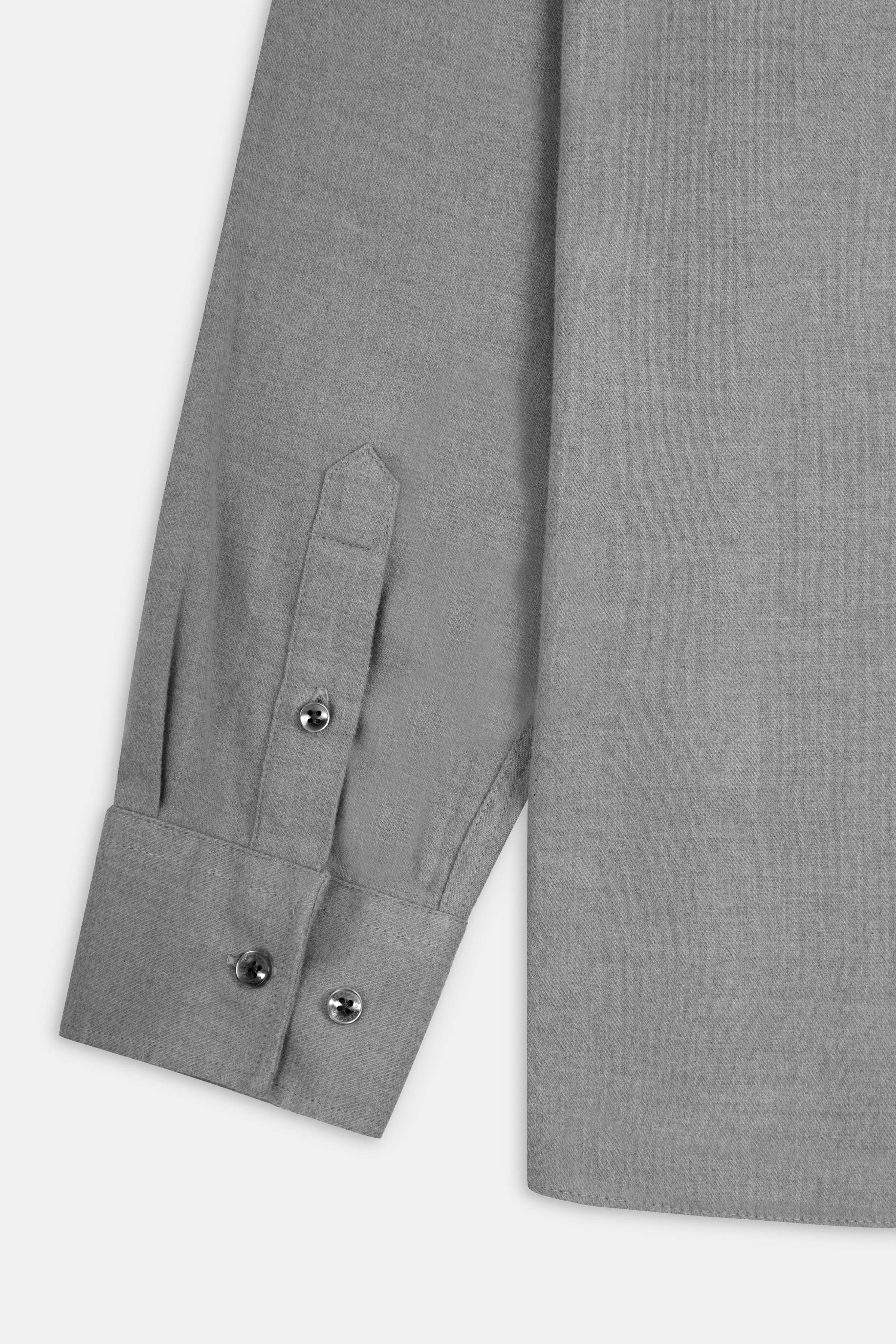 Light Gray Cotton Wool feel Casual Shirt